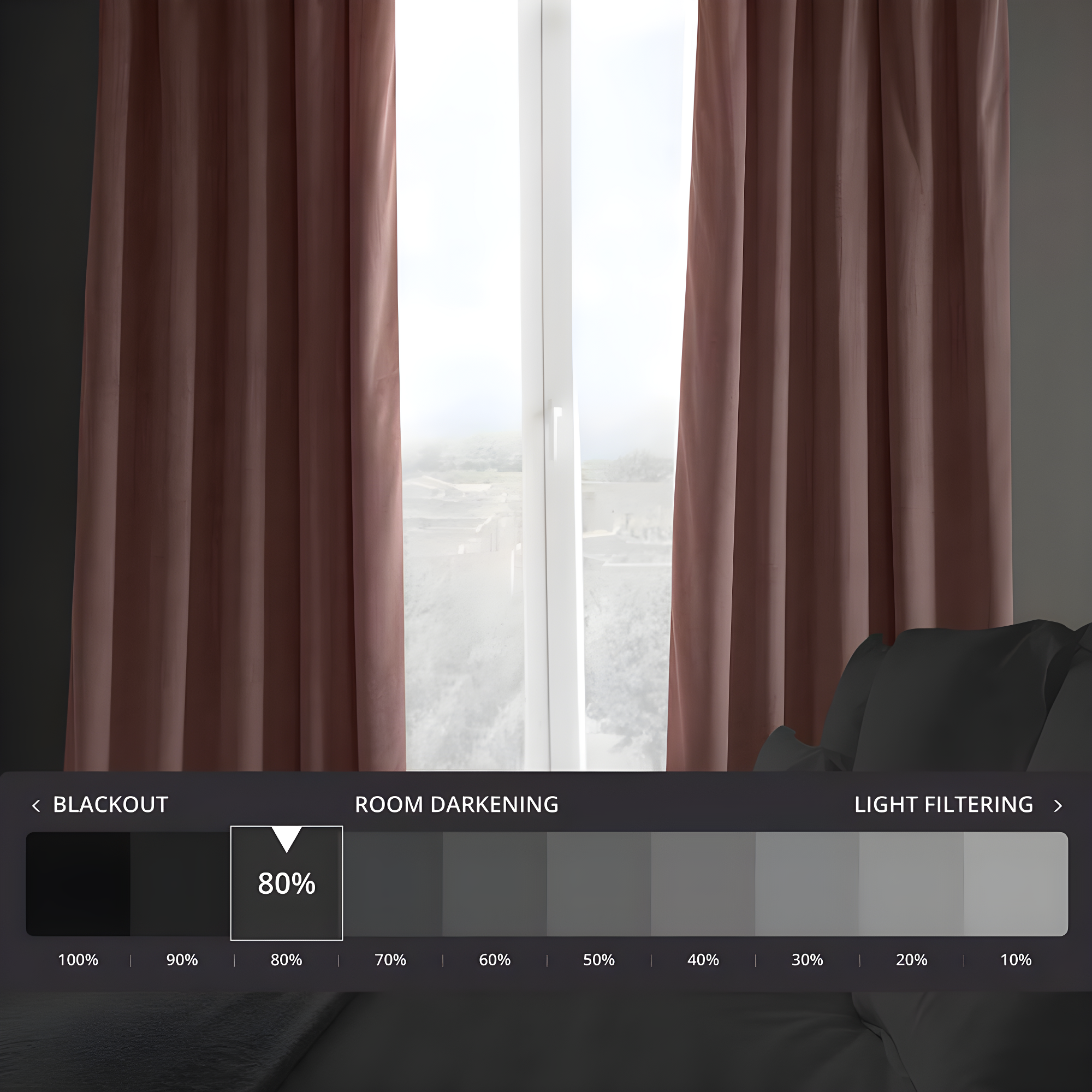 HPD Half Price Drapes Heritage Plush Velvet Curtains 84 Inches Long Room Darkening Curtains for Bedroom & Living Room 50W x 84L, (1 Panel), Wild Rose