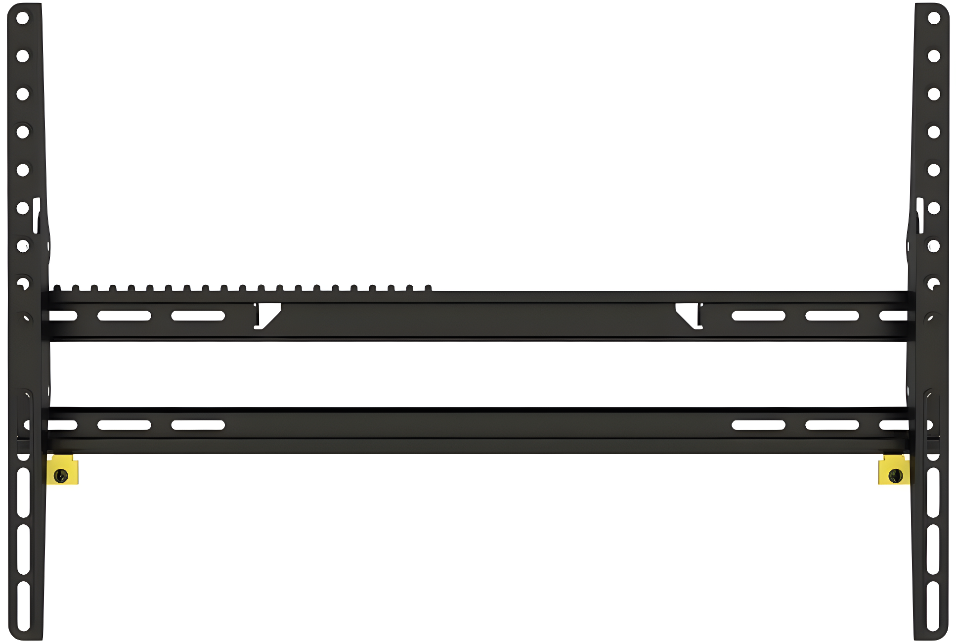 EL801B-A Adjustable Tilt Low Profile TV Mount for 40 inch to 80 inch TVs.  Black