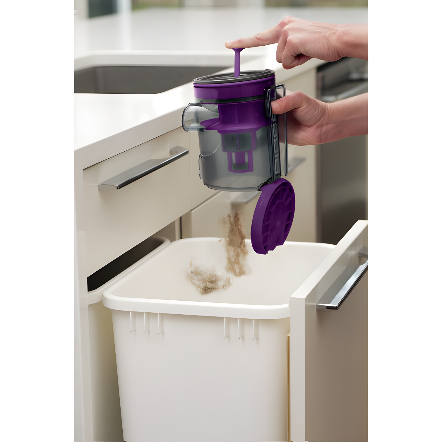 BISSELL Symphony Pet Steam Mop and Steam Vacuum Cleaner for Hardwood and Tile Floors, with Microfiber Mop Pads, 1543A,Purple
