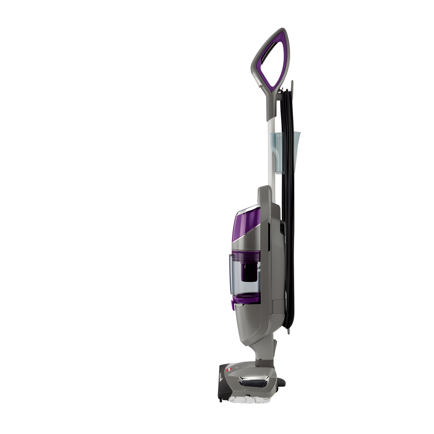 BISSELL Symphony Pet Steam Mop and Steam Vacuum Cleaner for Hardwood and Tile Floors, with Microfiber Mop Pads, 1543A,Purple