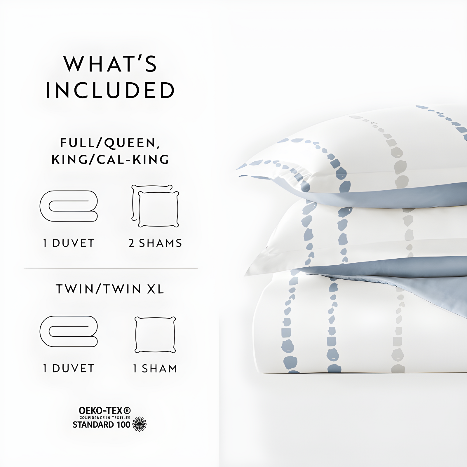 Urban Vibe Pattern Reversible Duvet Cover Set