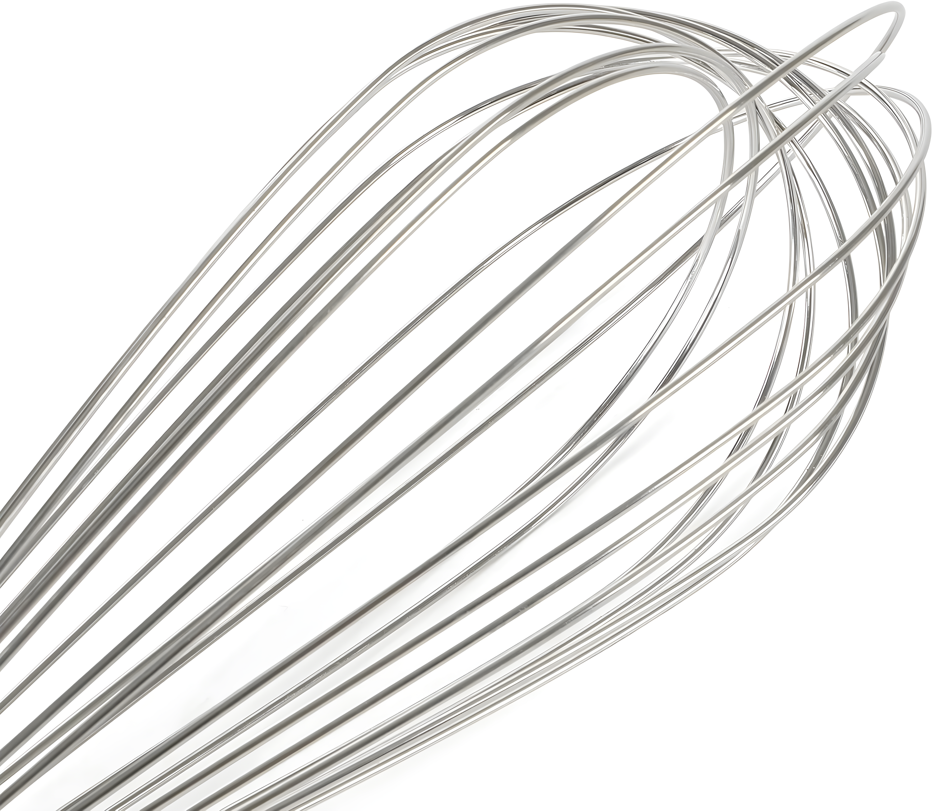12" Stainless Steel Balloon Whisk with Satin Finish