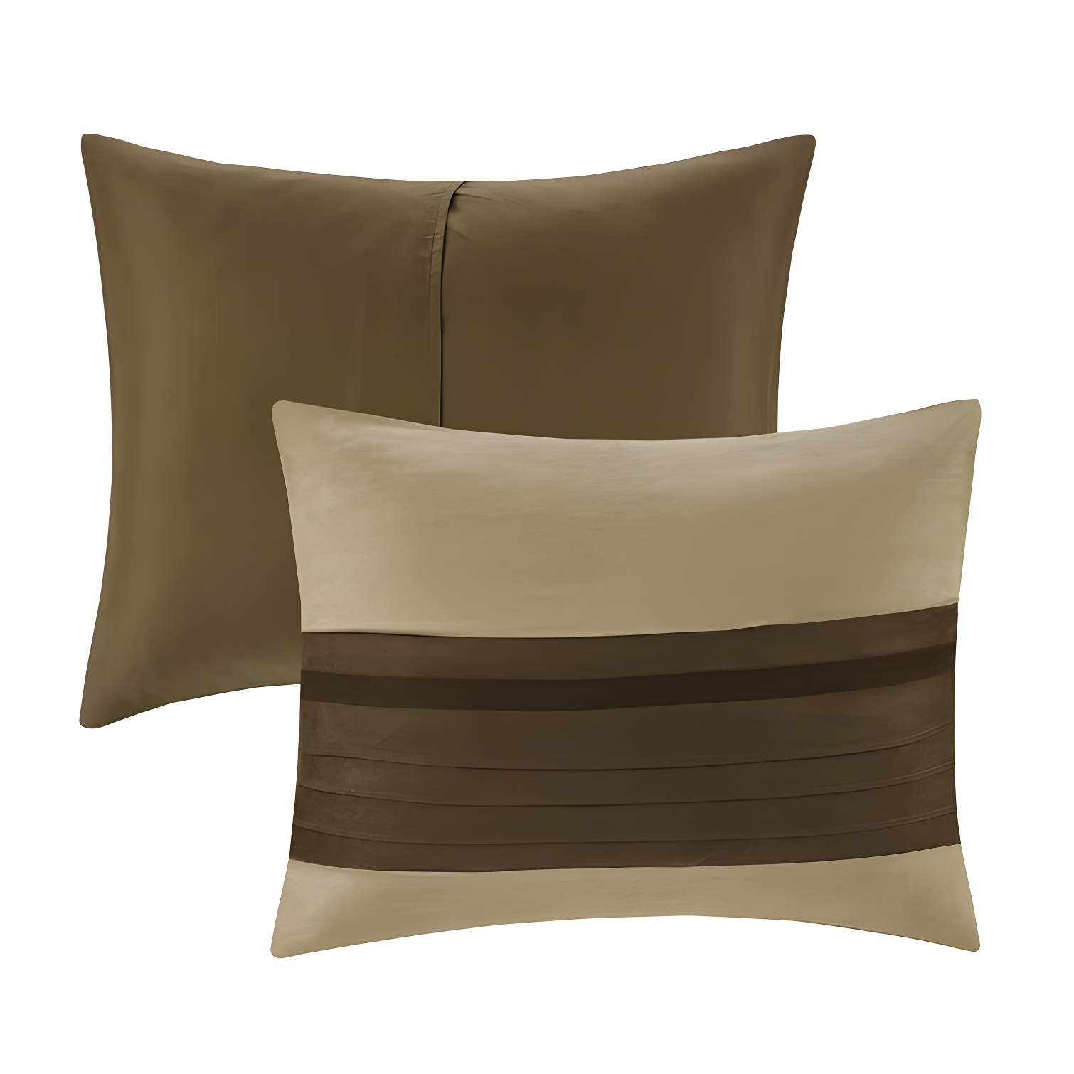 Madison Park Palmer 7 PC Pieced Faux Suede Comforter Set