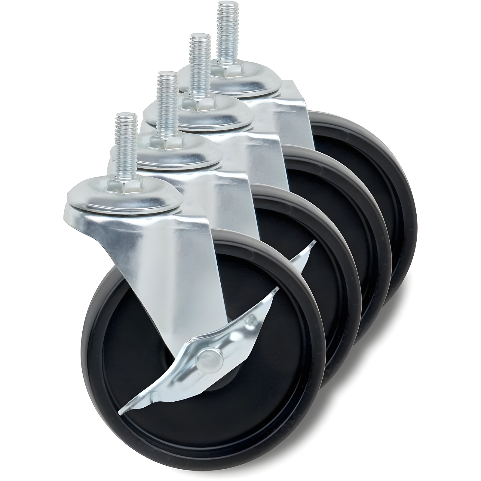 Honey Can Do 4" Shelving Casters (Set of 4)