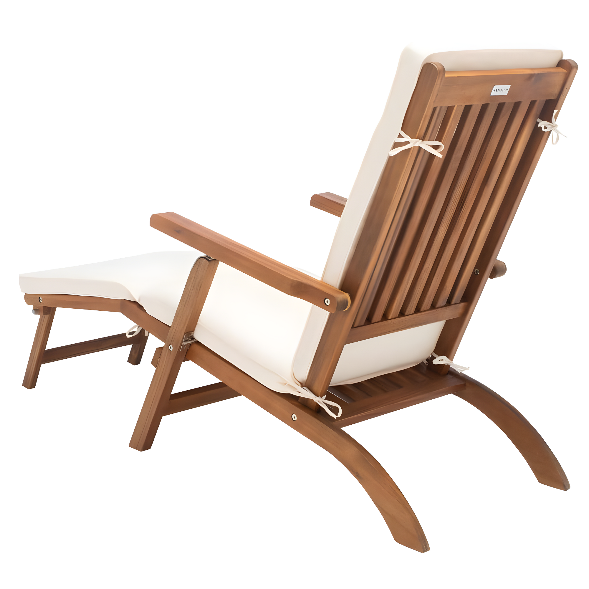Palmdale Lounge Chair - Outdoor - PAT7015 - Natural/Beige -Safavieh
