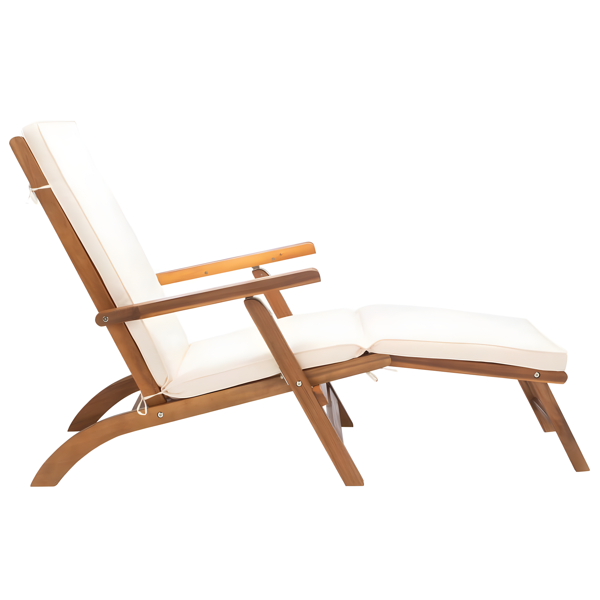 Palmdale Lounge Chair - Outdoor - PAT7015 - Natural/Beige -Safavieh