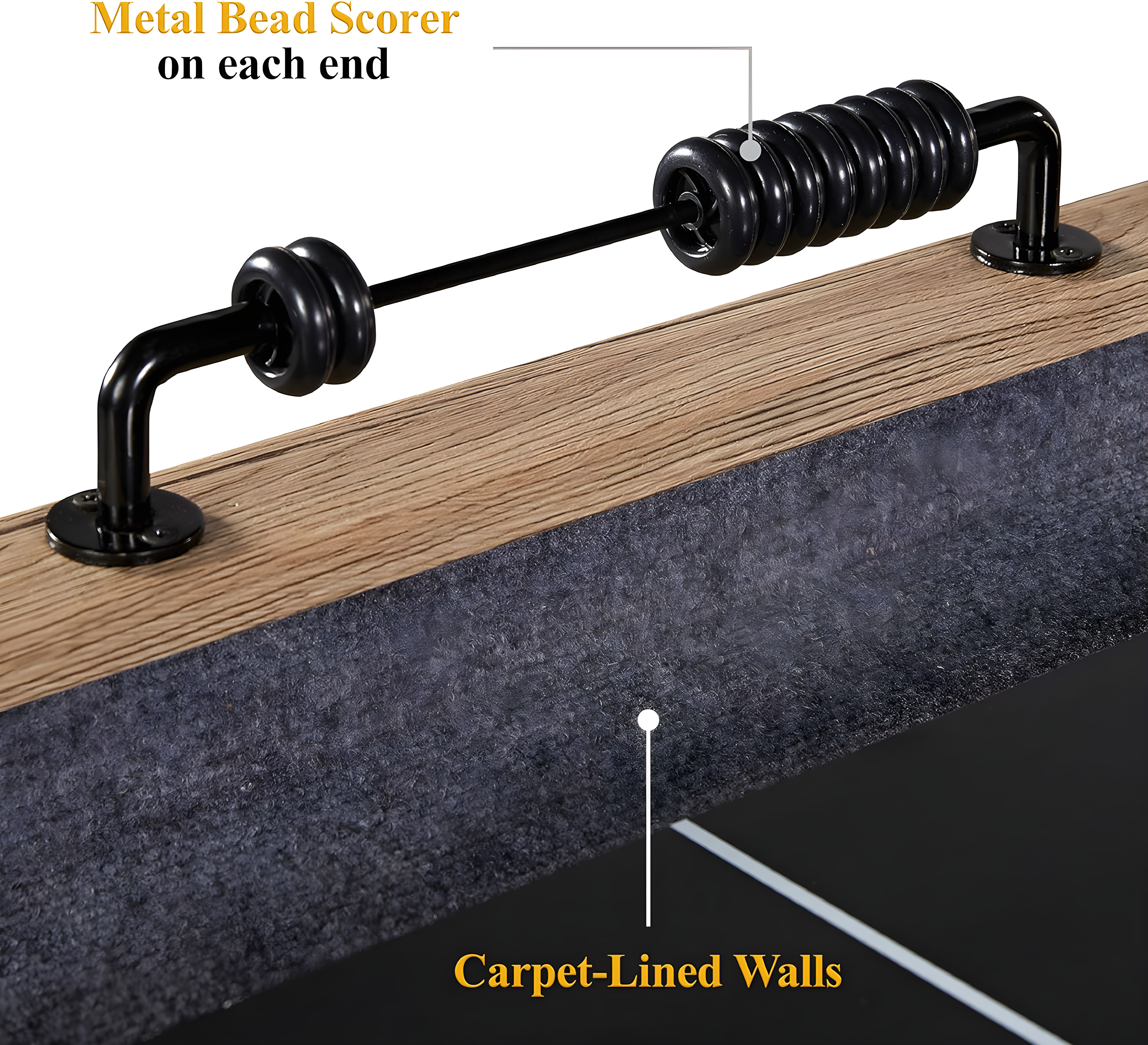 Barrington Billiards Company Barrington 9ft Wentworth Shuffleboard Table with 8-Puck Set