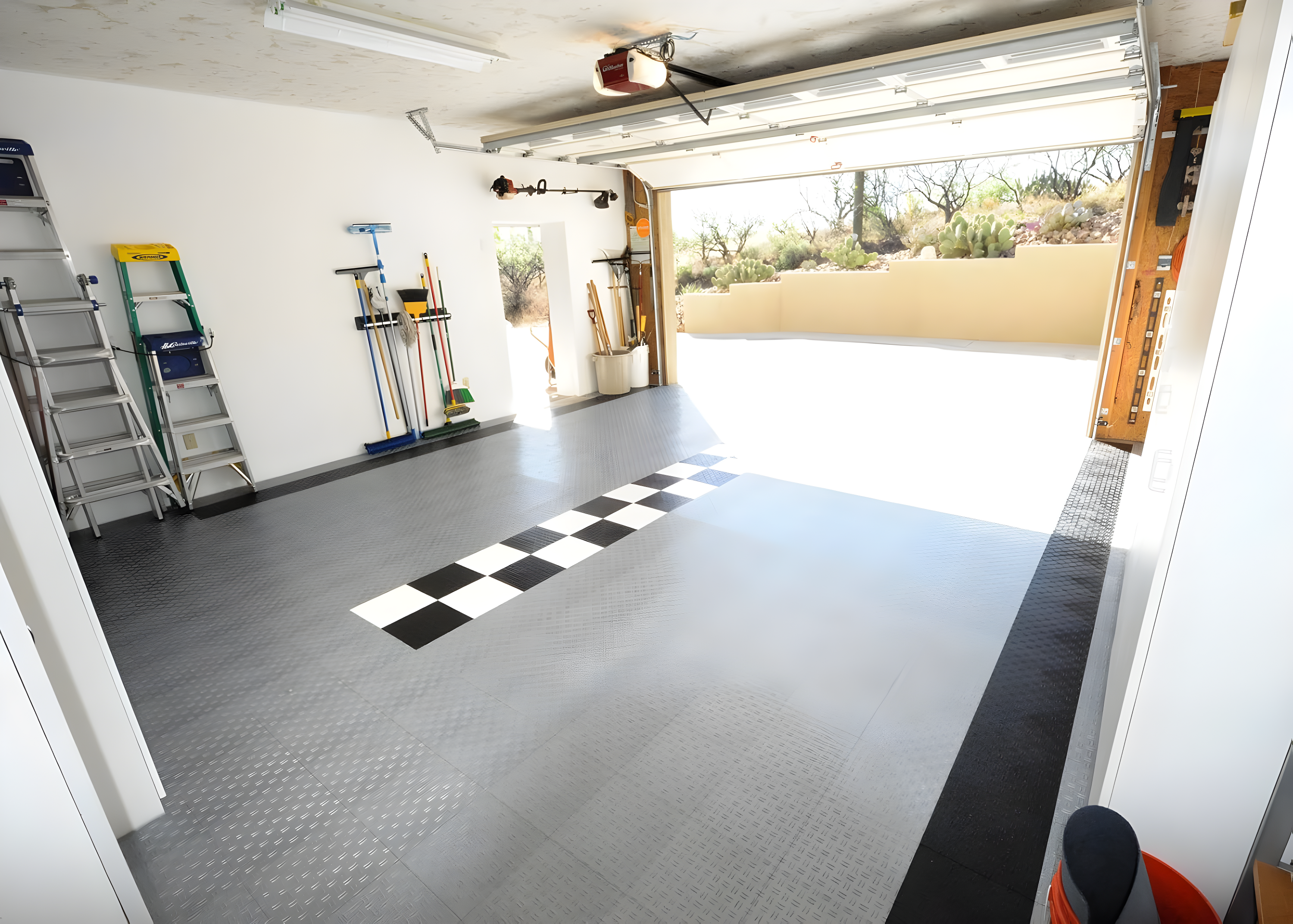 Diamond MotorDeck 12'' W x 12'' L Garage Flooring Tiles in Black