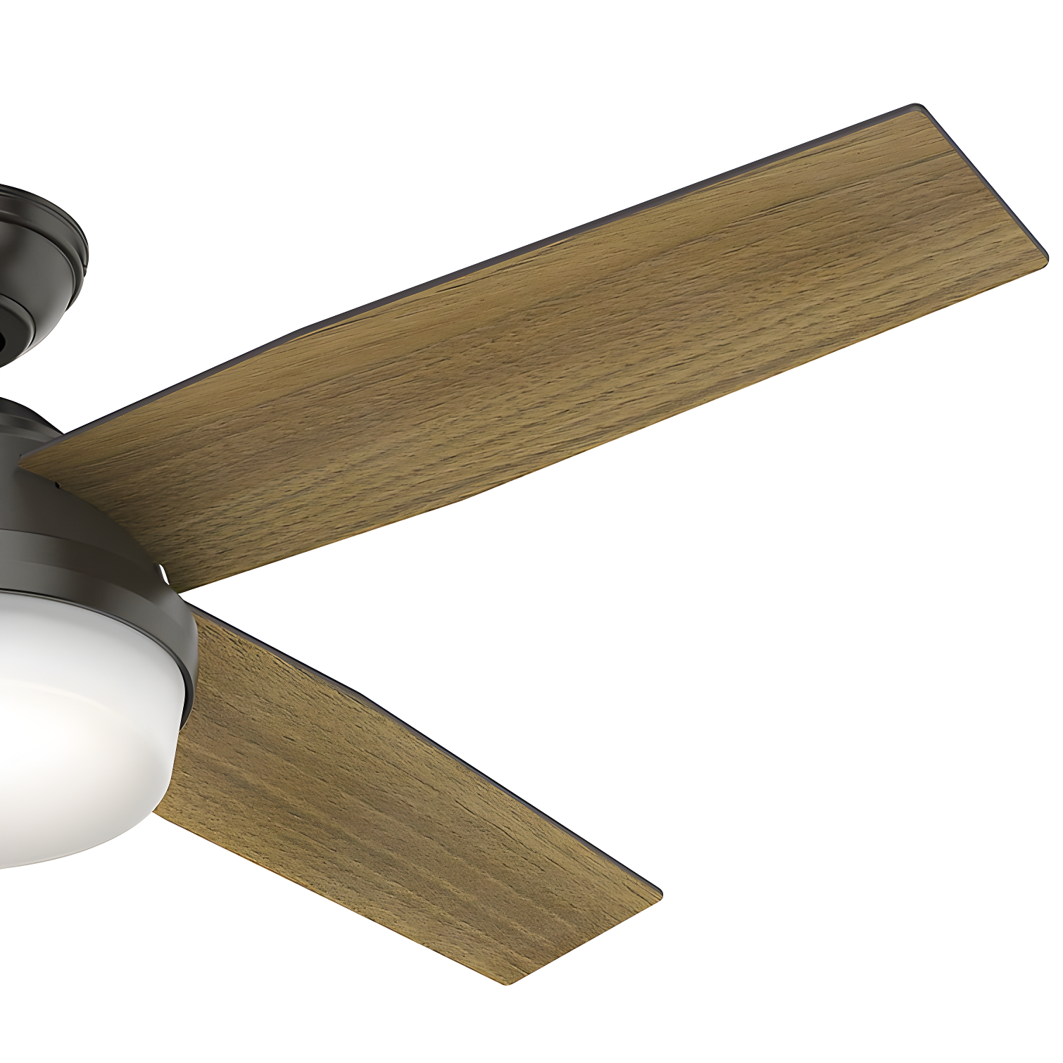 Dempsey 52" 4 - Blade Contemporary Indoor Ceiling Fan with Lights and Remote