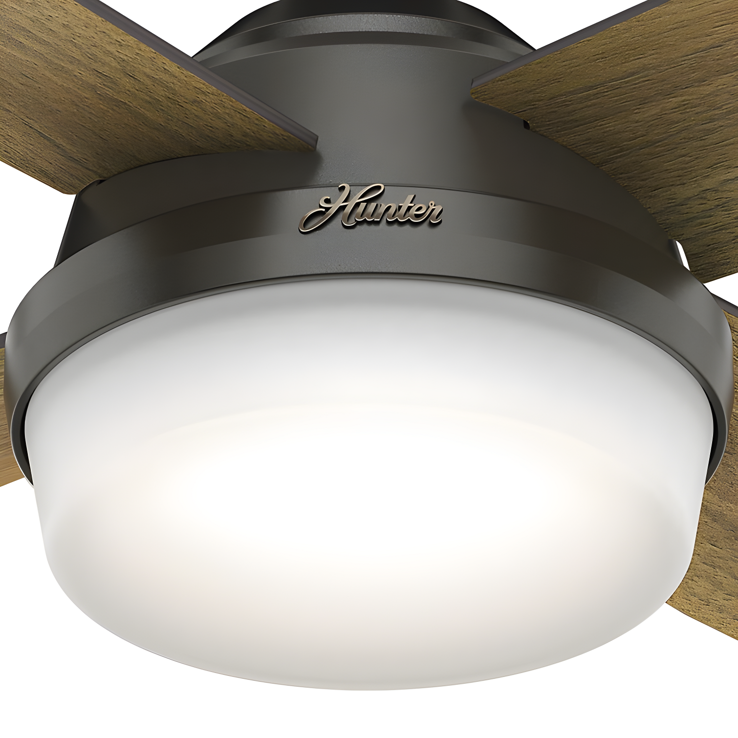 Dempsey 52" 4 - Blade Contemporary Indoor Ceiling Fan with Lights and Remote