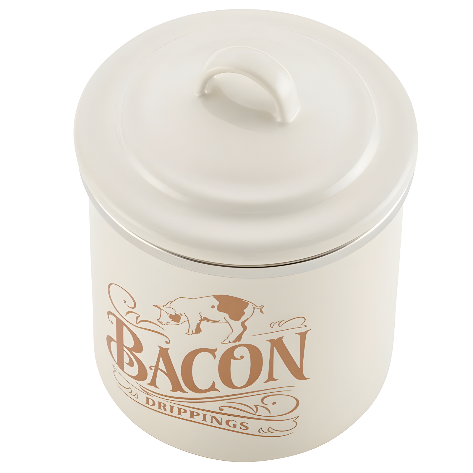 Ayesha Curry Ayesha Curry Enamel on Steel Bacon Grease Can, 4-Inch x 4-Inch