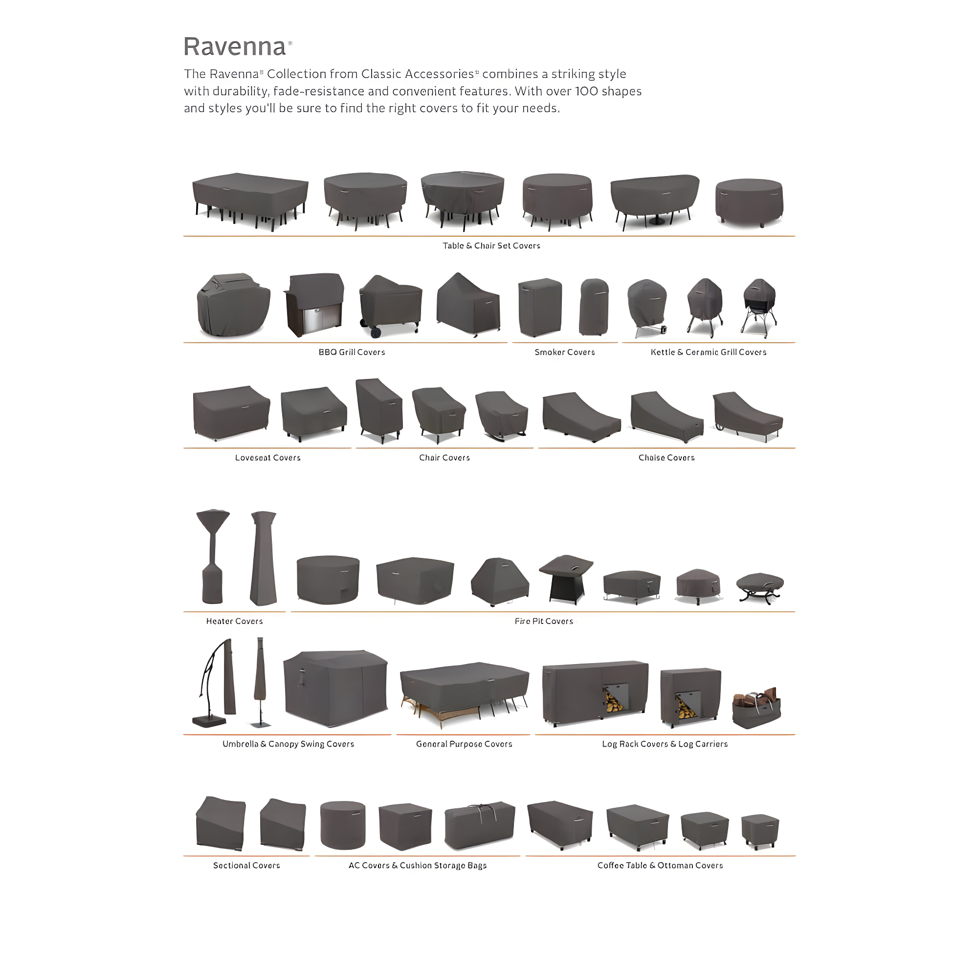 Ravenna Patio Bench Cover