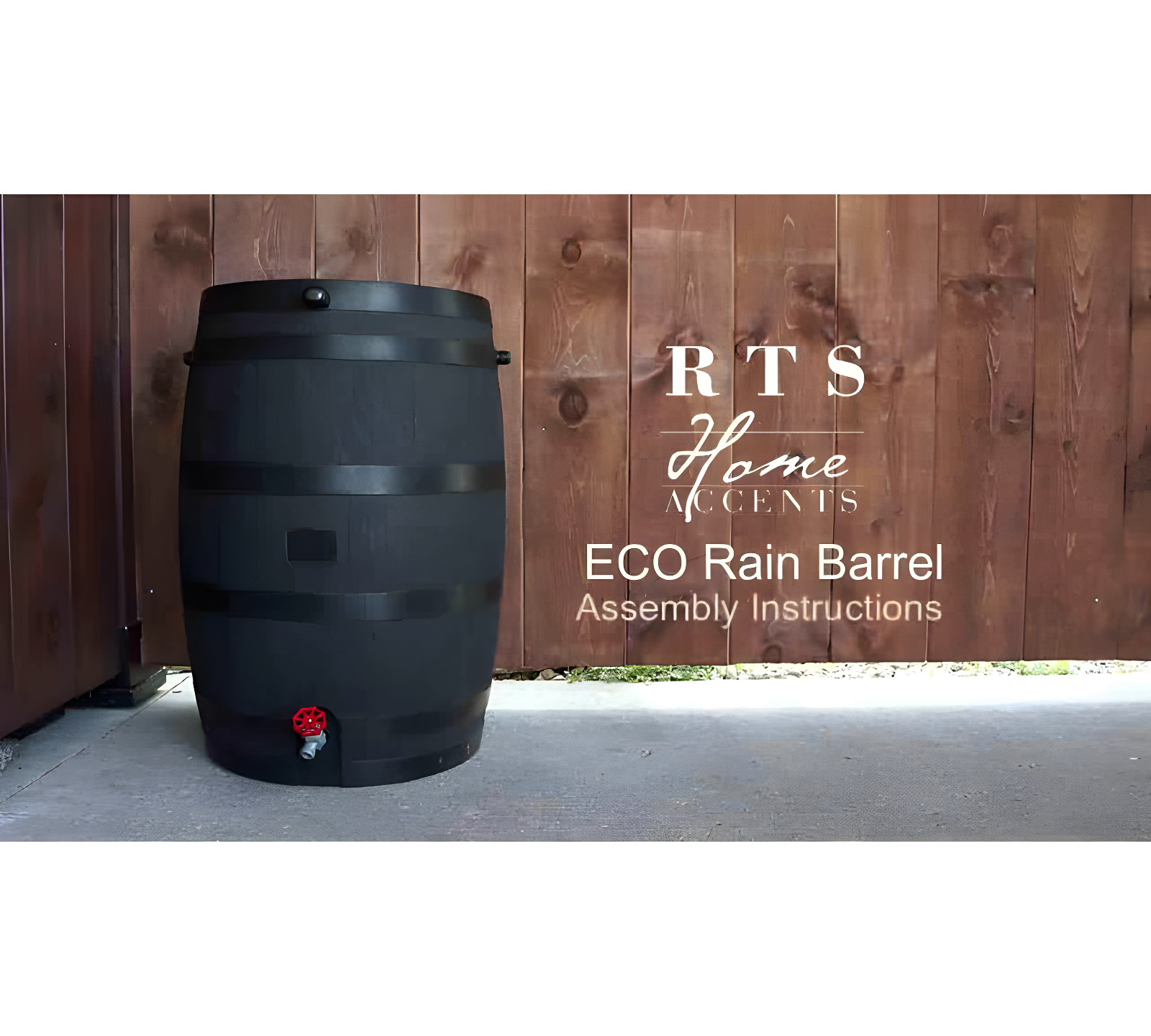 RTS Companies RTS Home Accents 50 Gallon Eco Rain Barrel