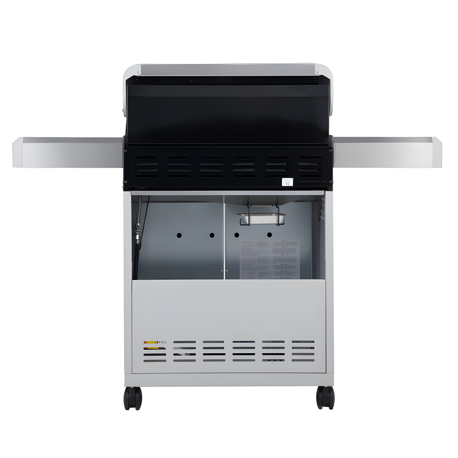 Monument Grills Mesa 415BZ,4-Burner Liquid Propane Infrared Gas Grill with Side Burner and Cabinet, 62,000 BTU – Perfect for Family BBQs