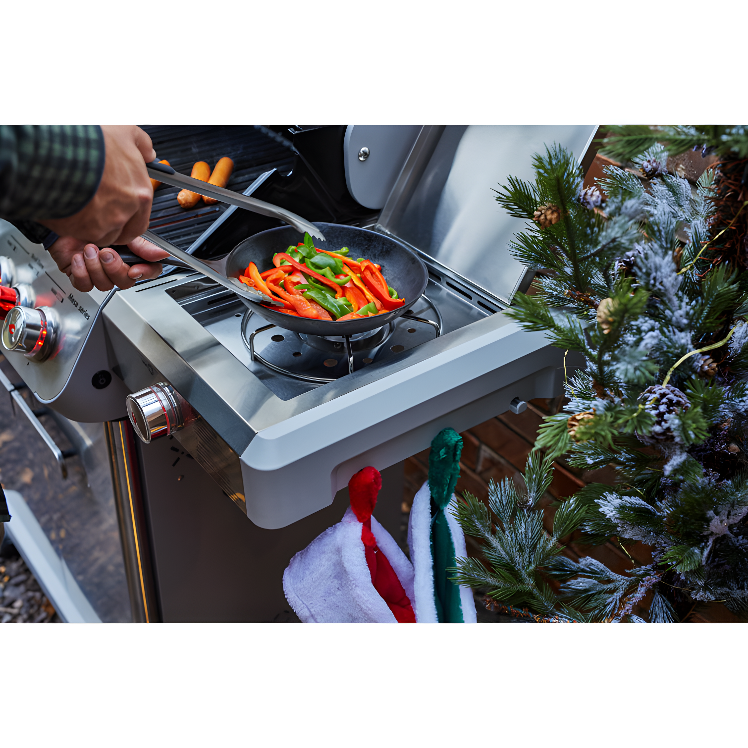 Monument Grills Mesa 415BZ,4-Burner Liquid Propane Infrared Gas Grill with Side Burner and Cabinet, 62,000 BTU – Perfect for Family BBQs