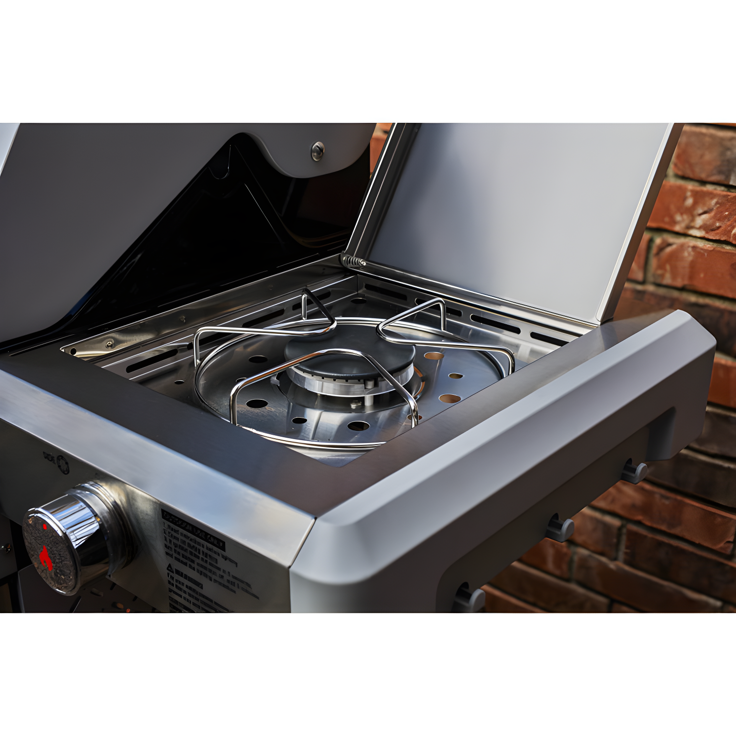 Monument Grills Mesa 415BZ,4-Burner Liquid Propane Infrared Gas Grill with Side Burner and Cabinet, 62,000 BTU – Perfect for Family BBQs