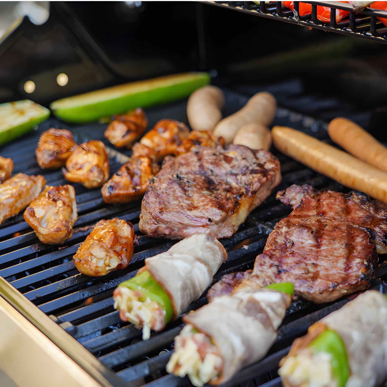 Monument Grills Mesa 415BZ,4-Burner Liquid Propane Infrared Gas Grill with Side Burner and Cabinet, 62,000 BTU – Perfect for Family BBQs