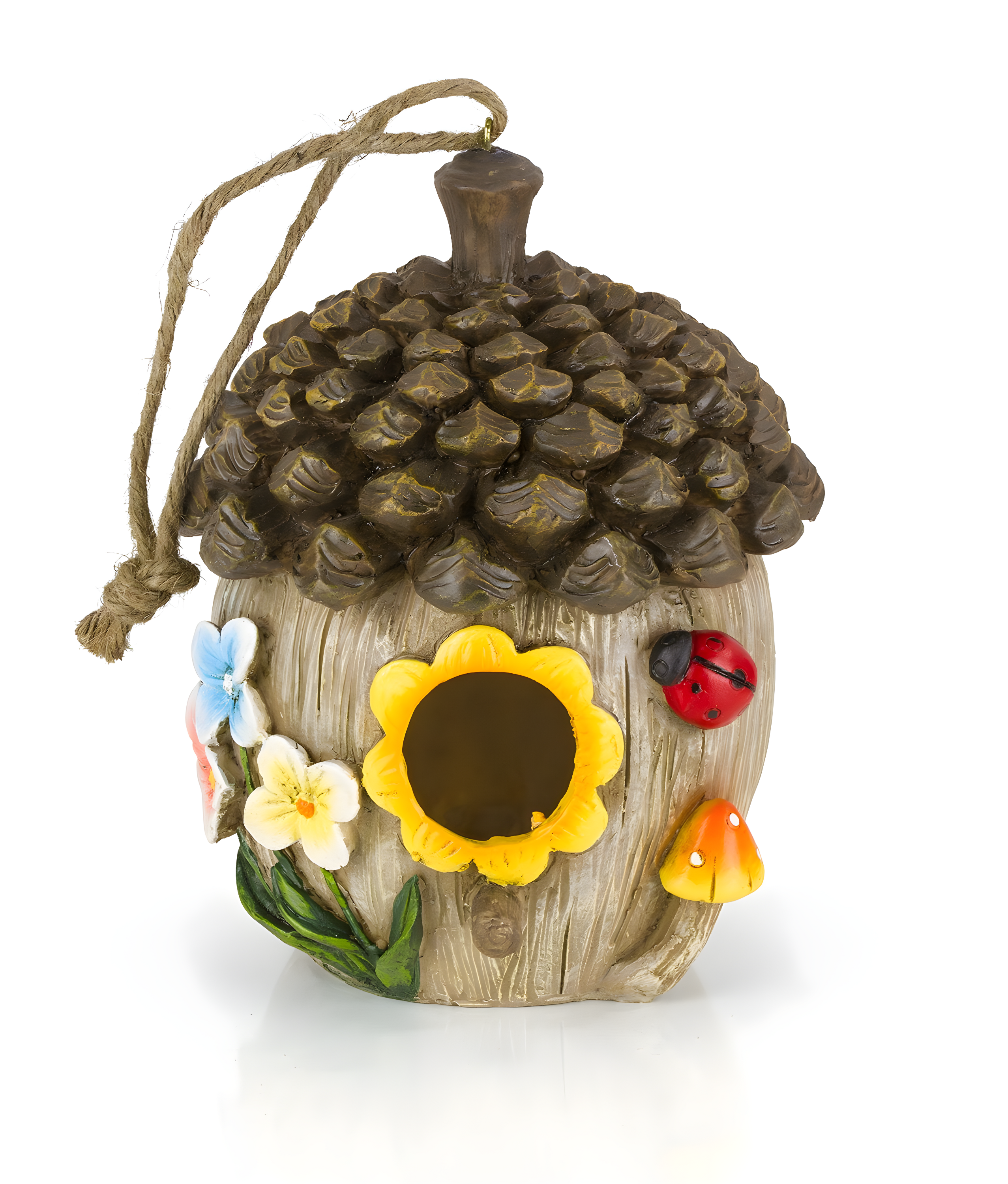 Dawhud Direct Hand-Painted Bird Houses for Outdoors Decorative Birdhouses
