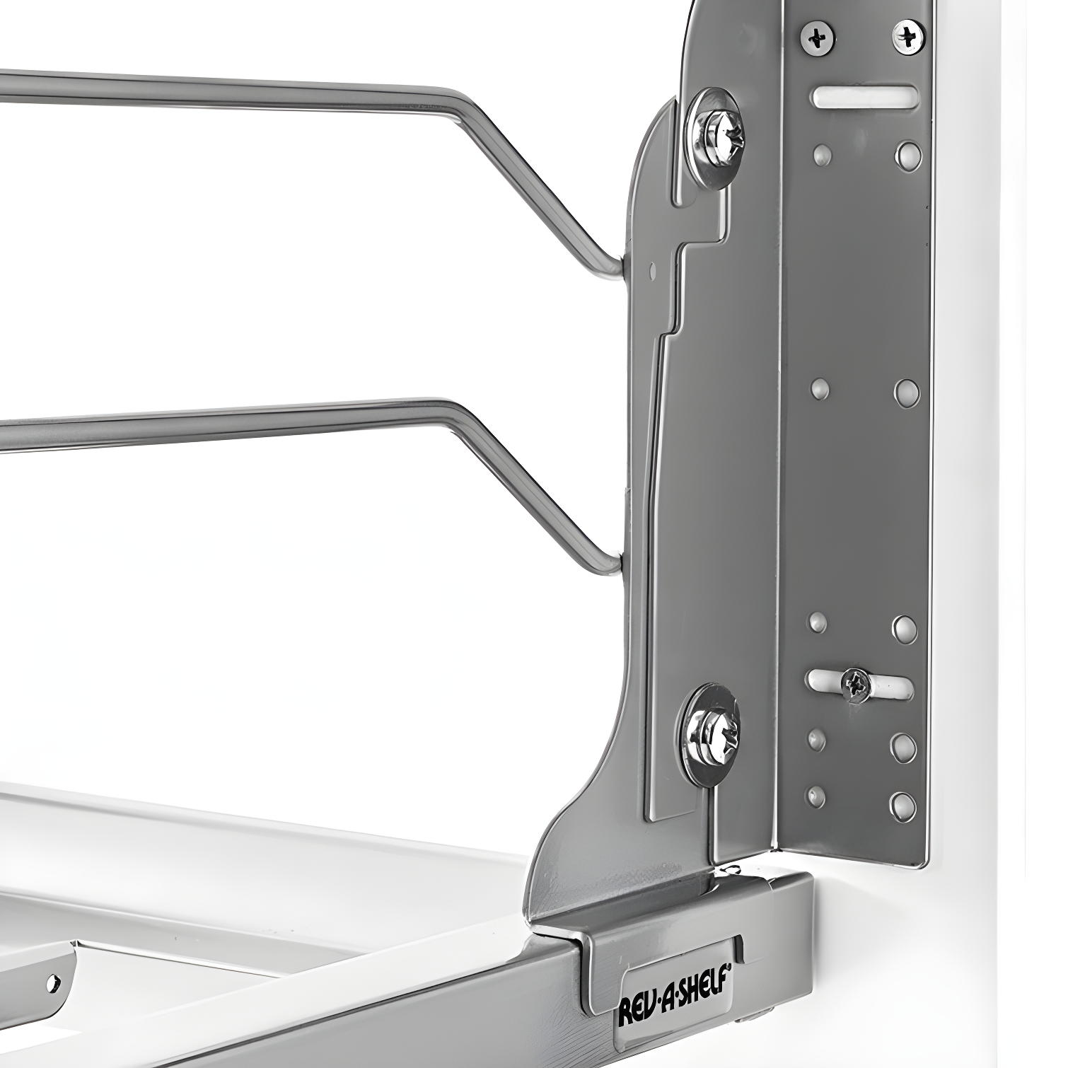 Rev-A-Shelf Double Pull Out Trash Can 35 Qt with Soft-Close