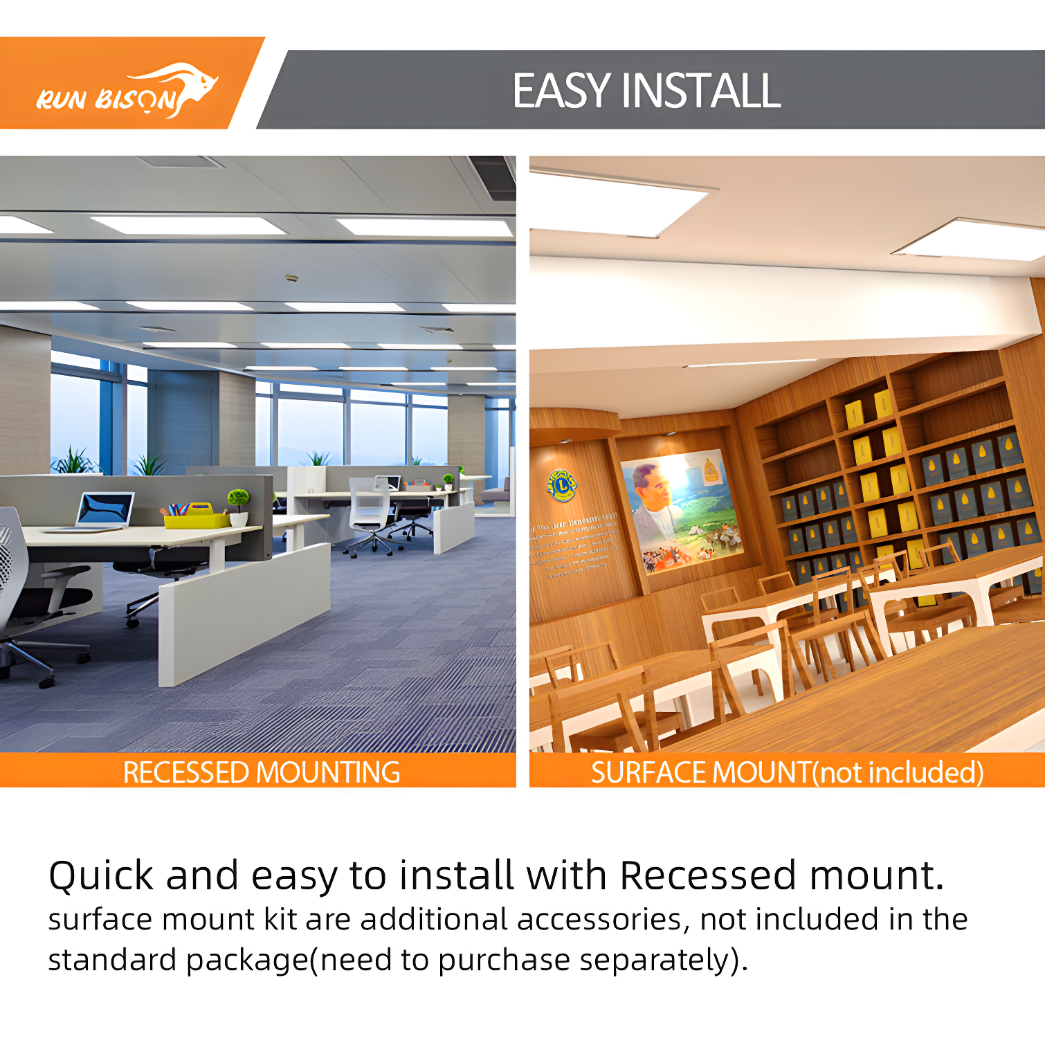 Dimmable LED Flat Panel Light