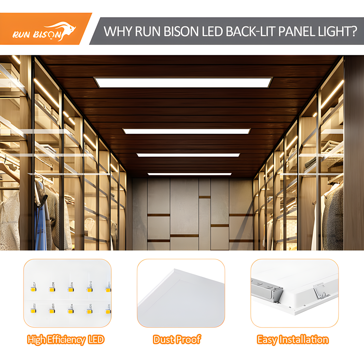 Dimmable LED Flat Panel Light