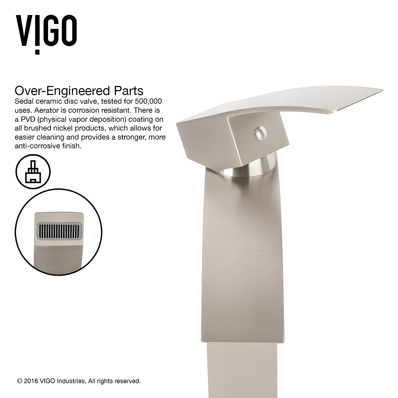 Satro 7" H Single Handle Single Hole Bathroom Faucet