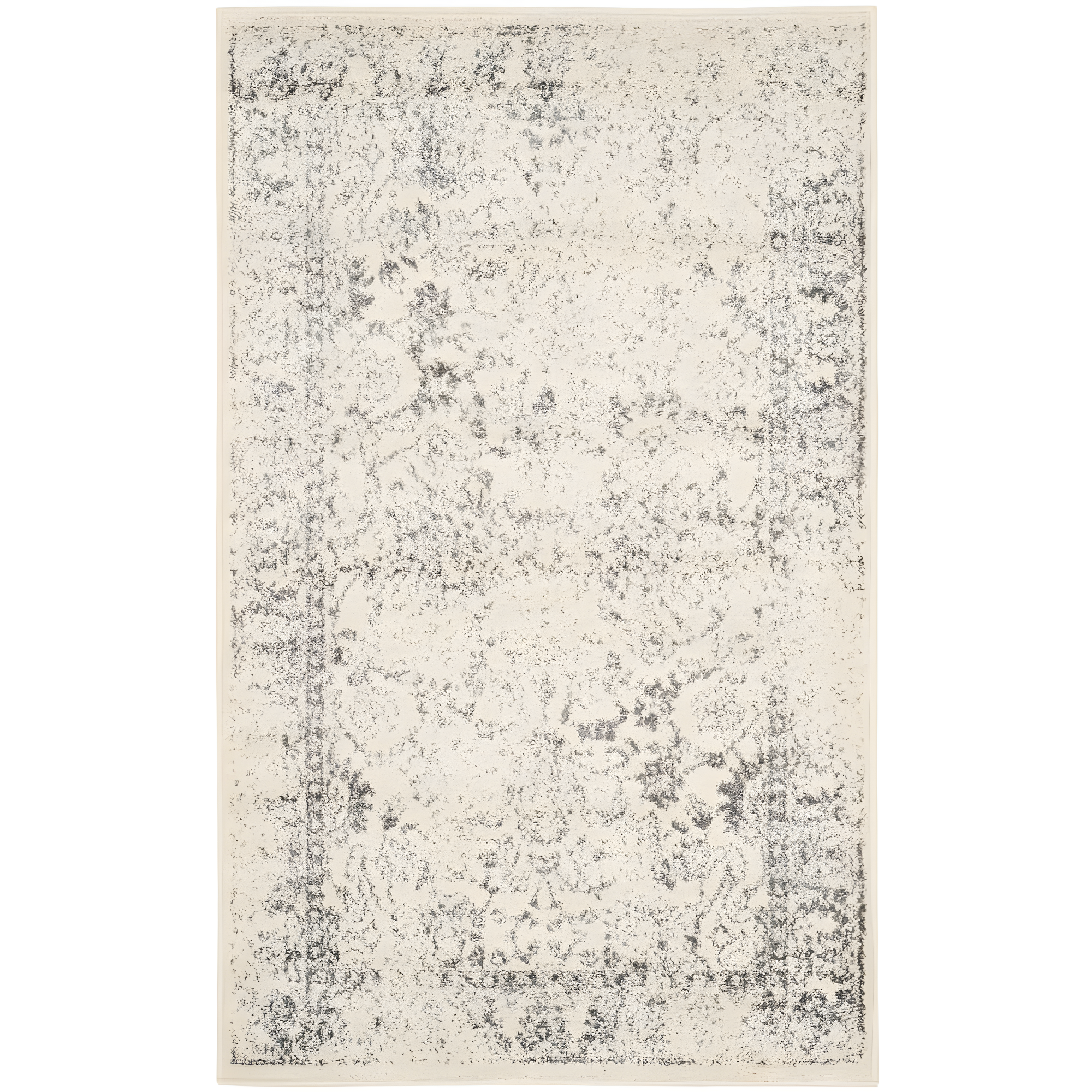 Adirondack ADR109 Machine Made Indoor Accent Rug - Ivory/Silver - 3'x5' - Safavieh