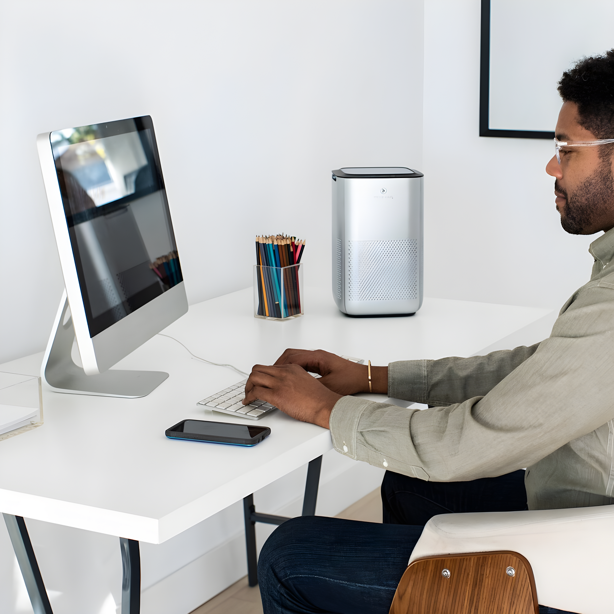 Invenitiah Medify MA-15 Air Purifier With True HEPA H13 Filter | 585 Ft² Coverage In 1Hr For Allergens, Smoke, Wildfires, Dust, Odors, Pollen, Pet Dander | Quiet 99.9% Removal To 0.1 Microns 2-Pack