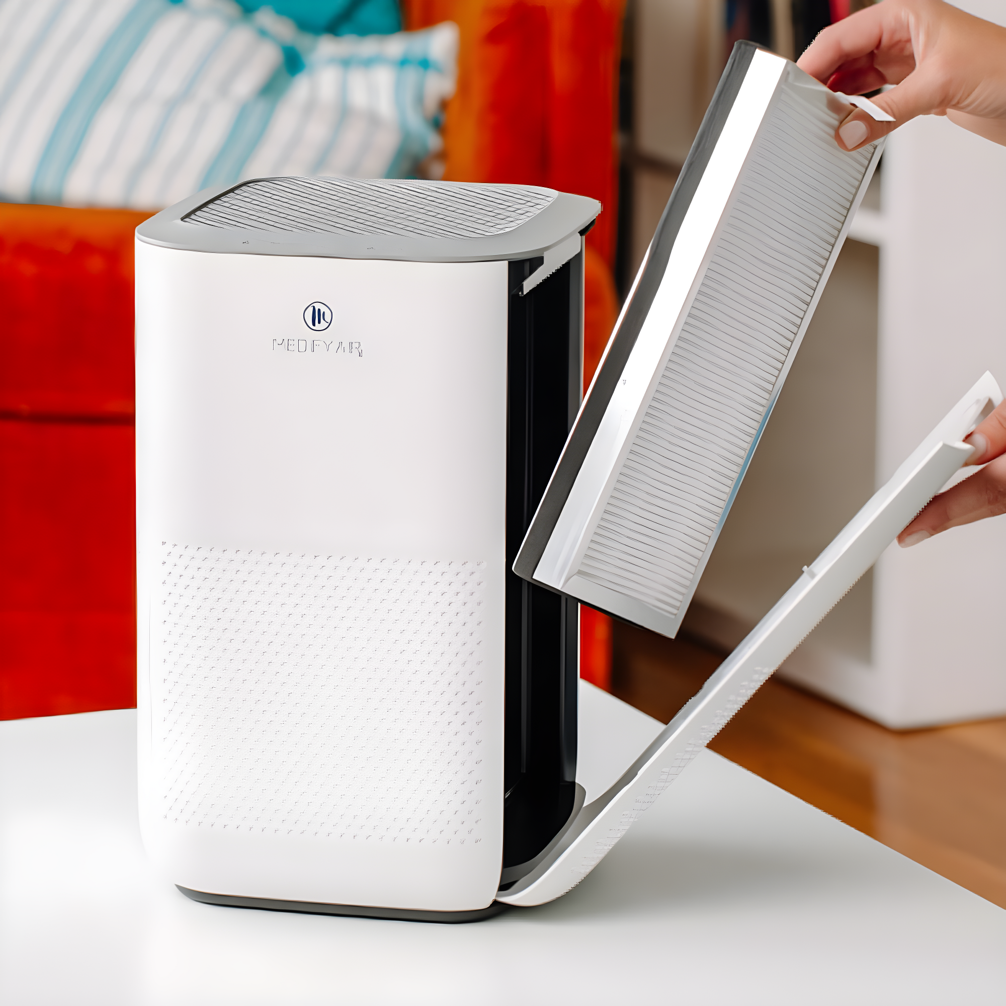 Invenitiah Medify MA-15 Air Purifier With True HEPA H13 Filter | 585 Ft² Coverage In 1Hr For Allergens, Smoke, Wildfires, Dust, Odors, Pollen, Pet Dander | Quiet 99.9% Removal To 0.1 Microns 2-Pack