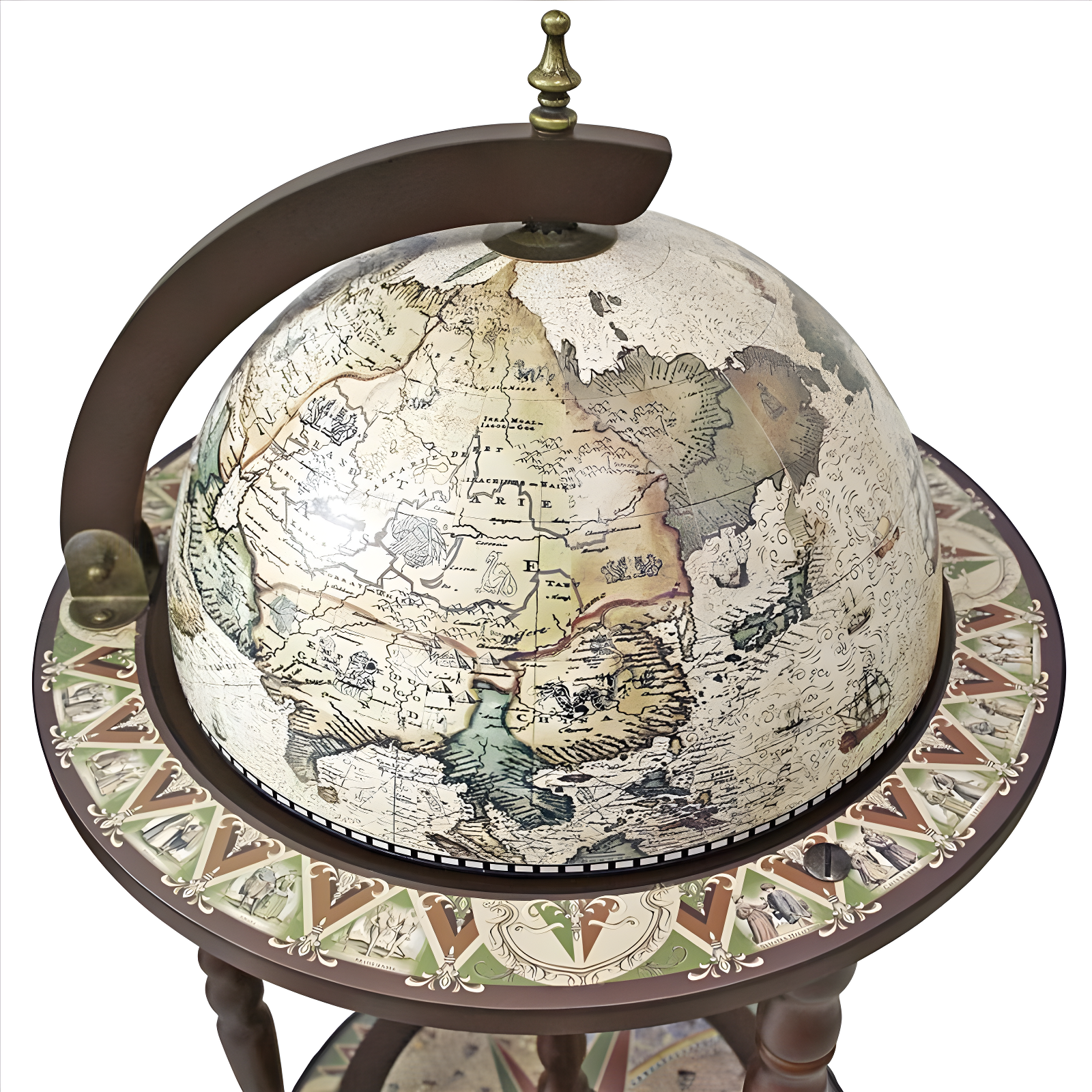 Design Toscano Crema Durata Replica Globe Bar