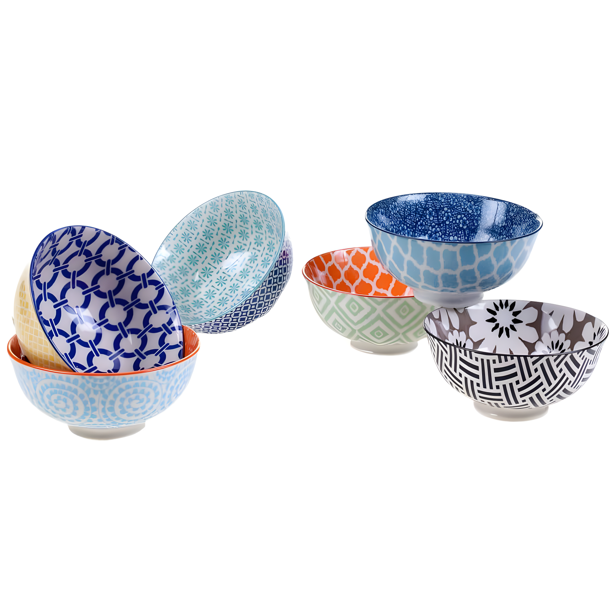 Certified International Certified International Chelsea 10 oz Mix and Match Dining Bowl Set (Set of 6)