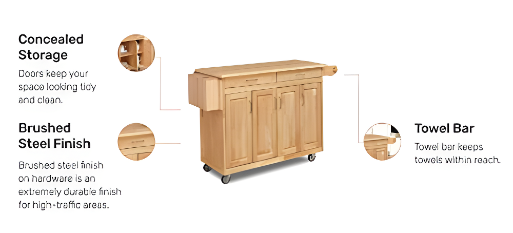 Wood Kitchen Island