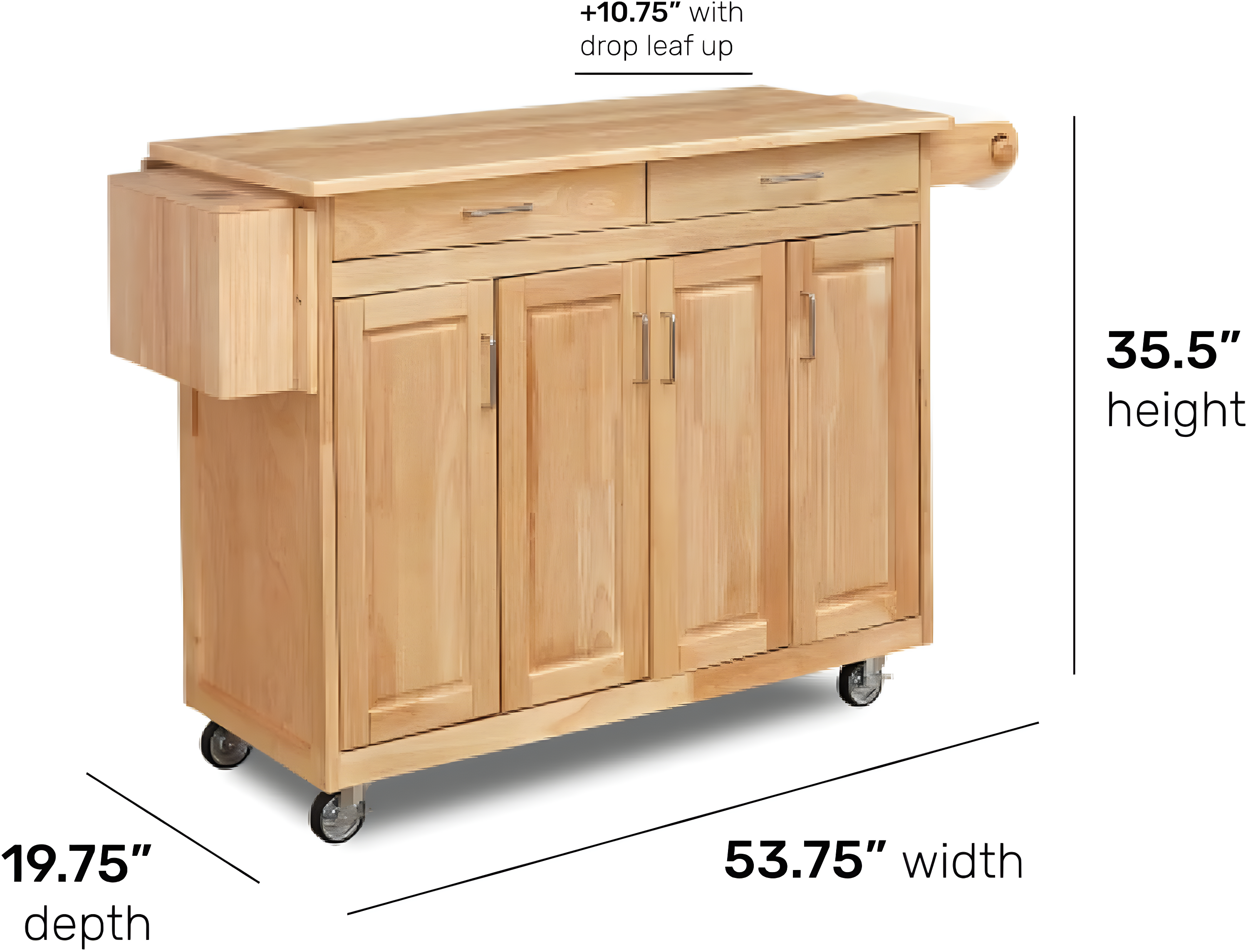 Wood Kitchen Island