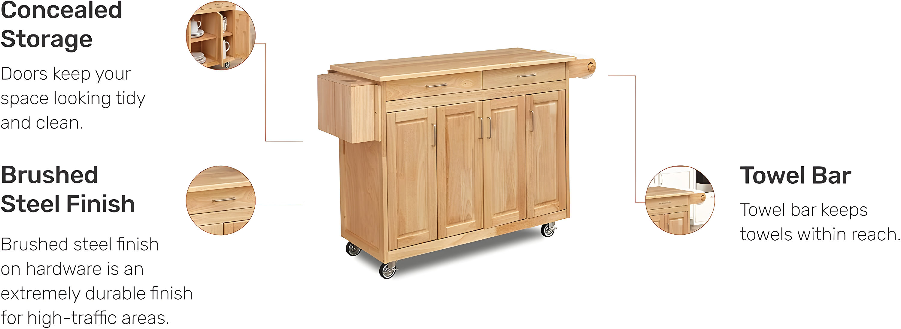 Wood Kitchen Island