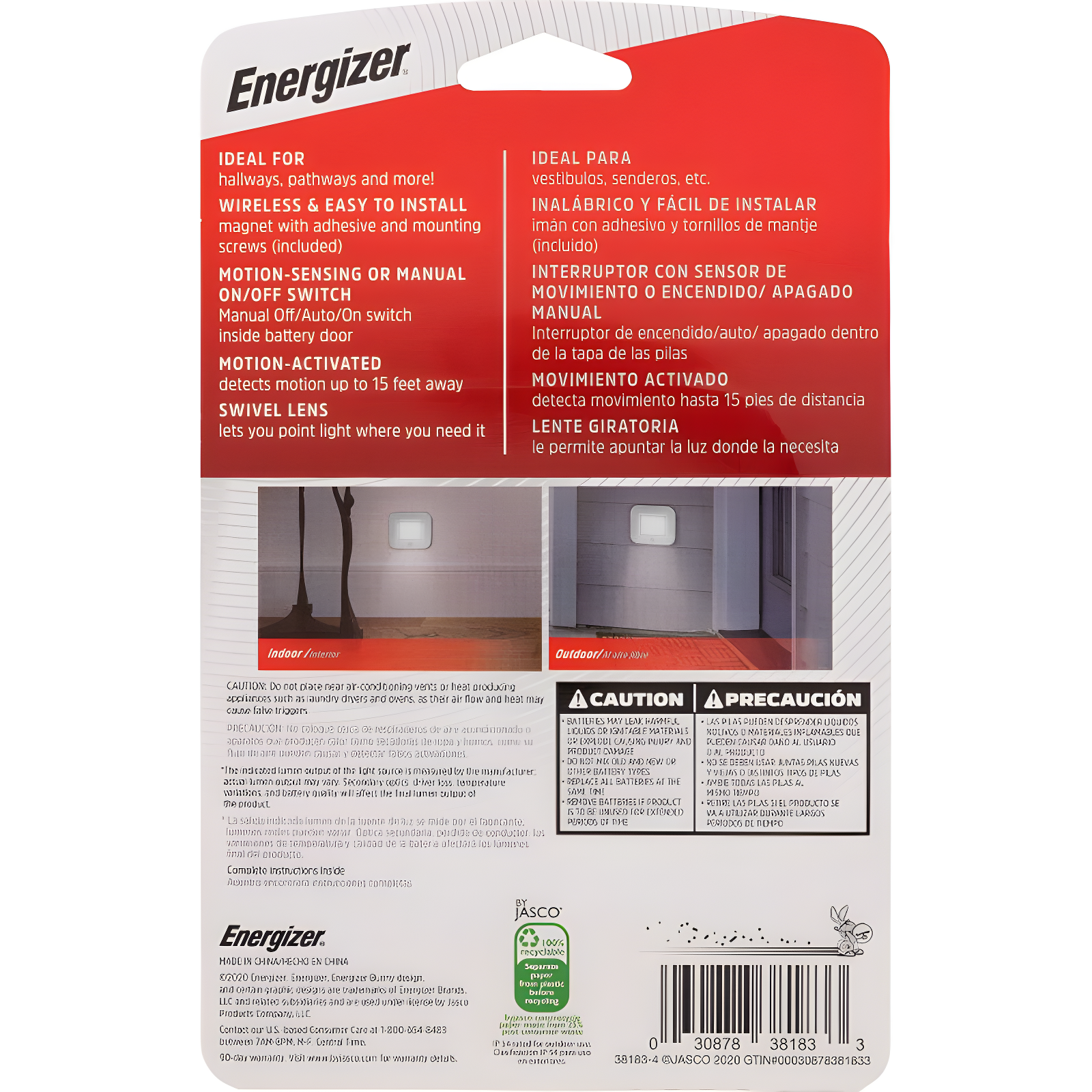 Energizer Energizer Battery Operated Motion Sensing LED Path Light