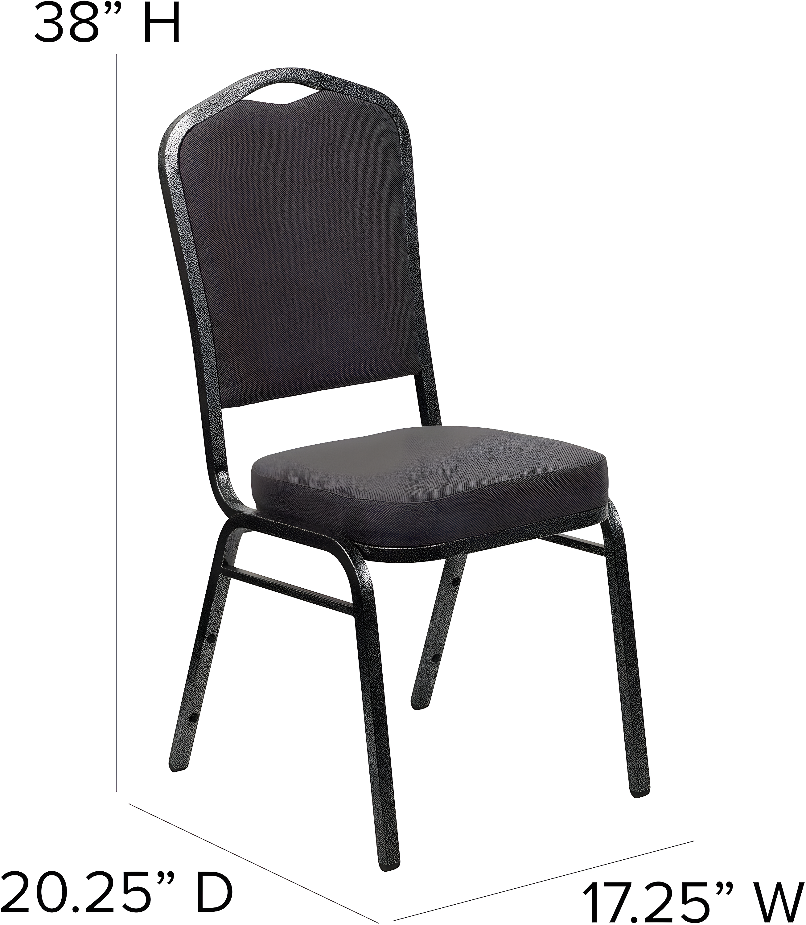 Flash Furniture Crown Back Stacking Banquet Chair