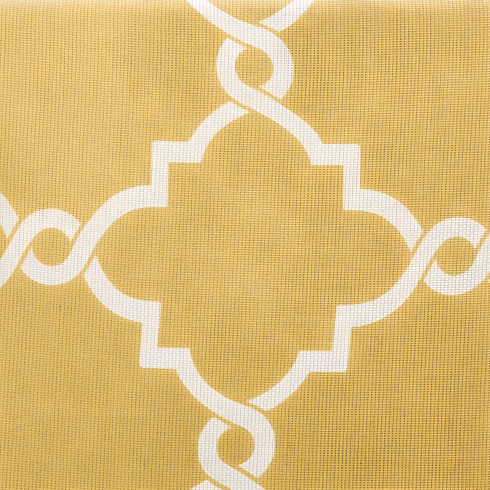 Madison Park Fretwork Print Grommet Top Single Window Curtain Panel