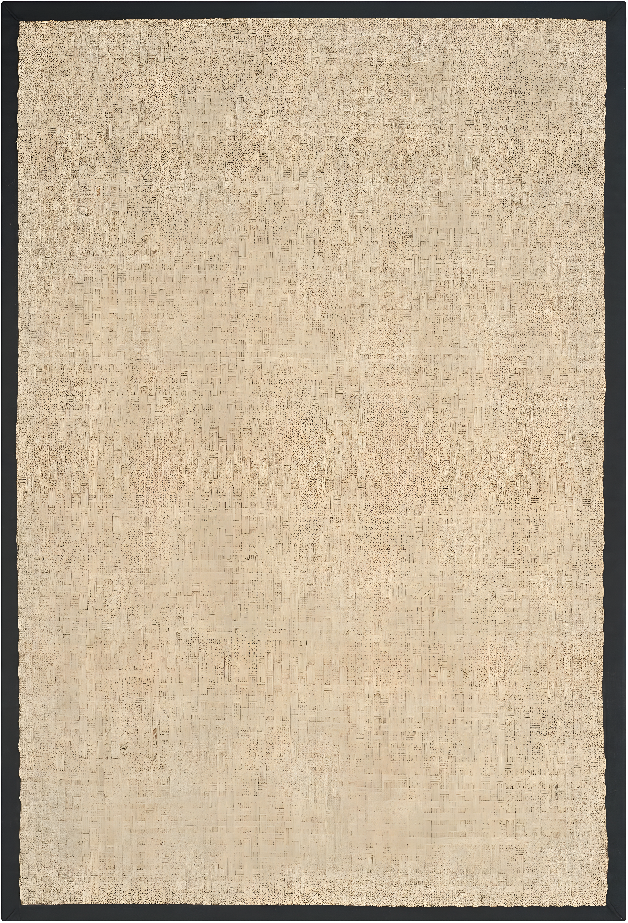 Natural Fiber NF114 Power Loomed Indoor Area Rug - Natural/Black - 4'x6' - Safavieh.