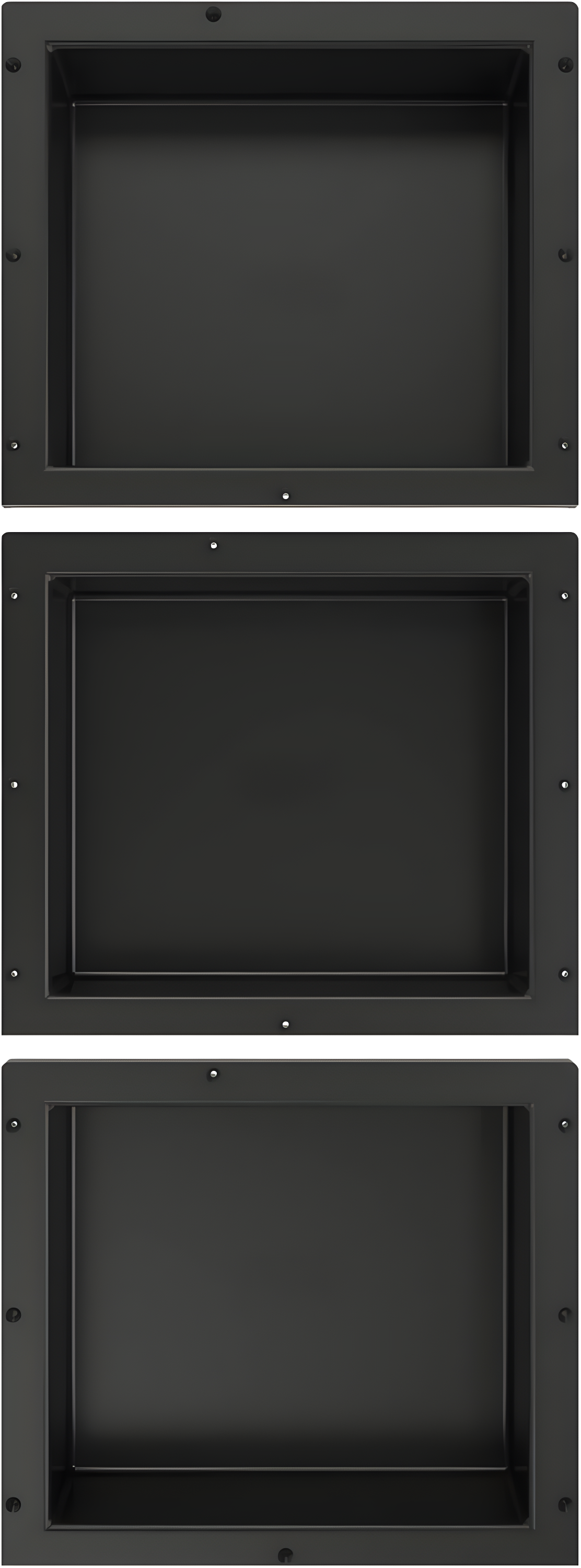 Tile Redi Triple Recessed Shelf