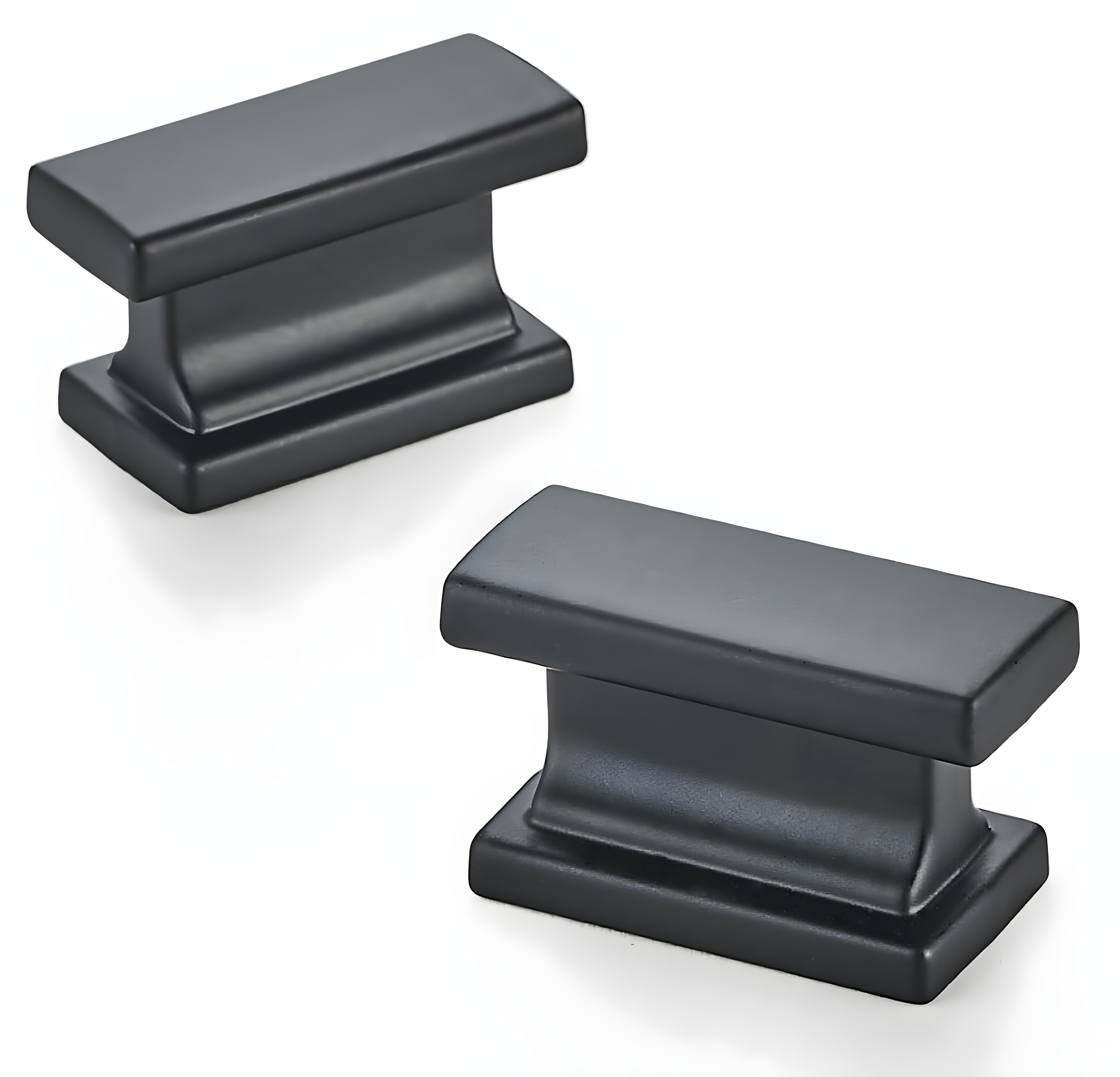 Black Cabinet Knobs - Modern Matte Black Drawer Knobs (1.14" - Kitchen, Dresser & Cupboard Closet)