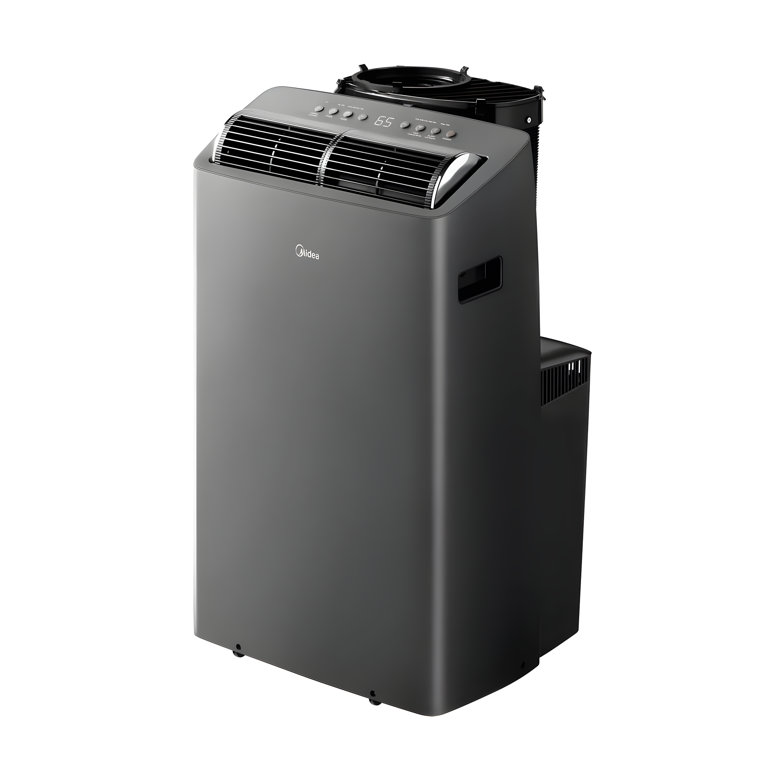 Midea DUO 10,000 BTU SACC Smart Inverter Portable Air Conditioner, Grey