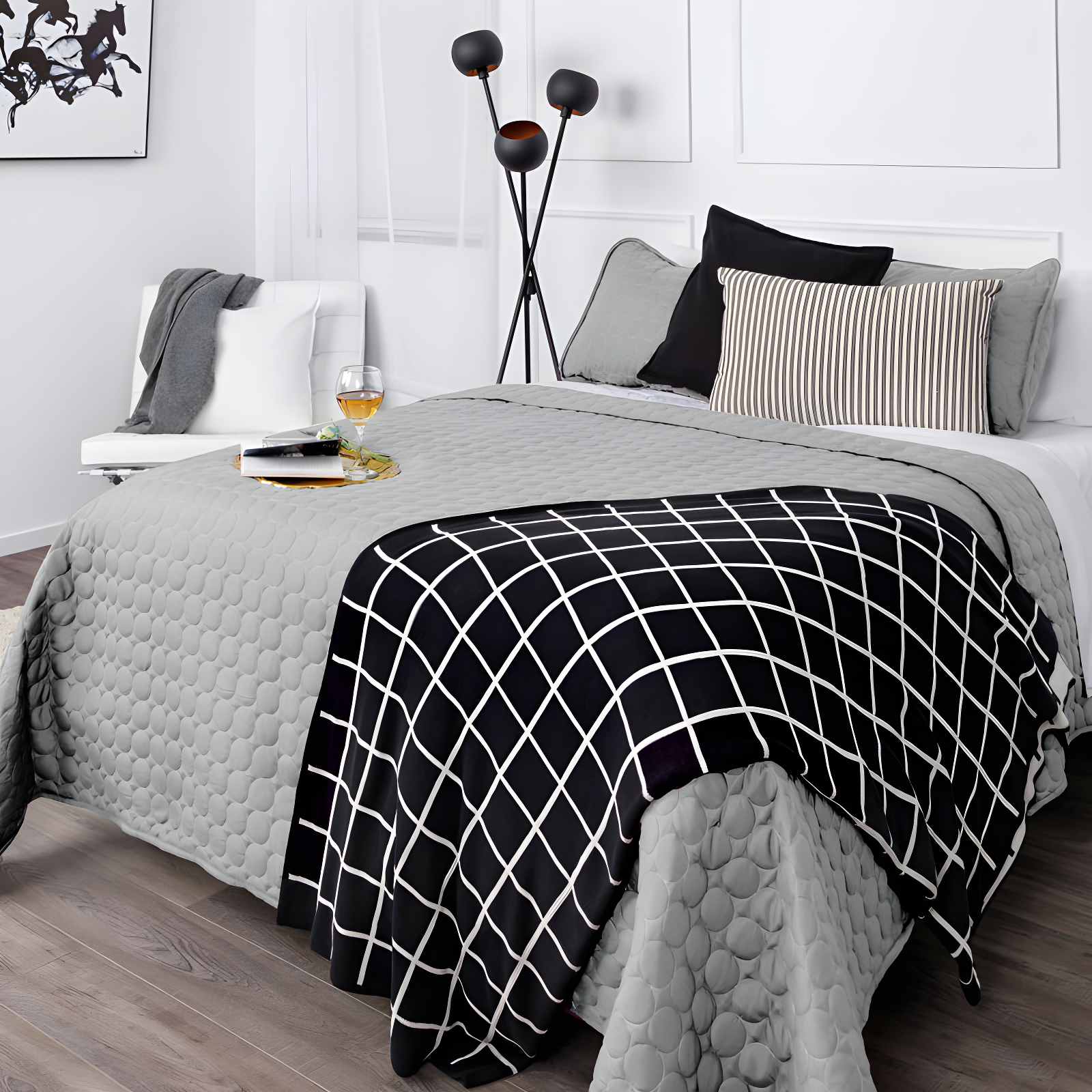 Southshore Fine Linens Lightweight Oversized Reversible Quilt Set with shams & Reviews | Wayfair