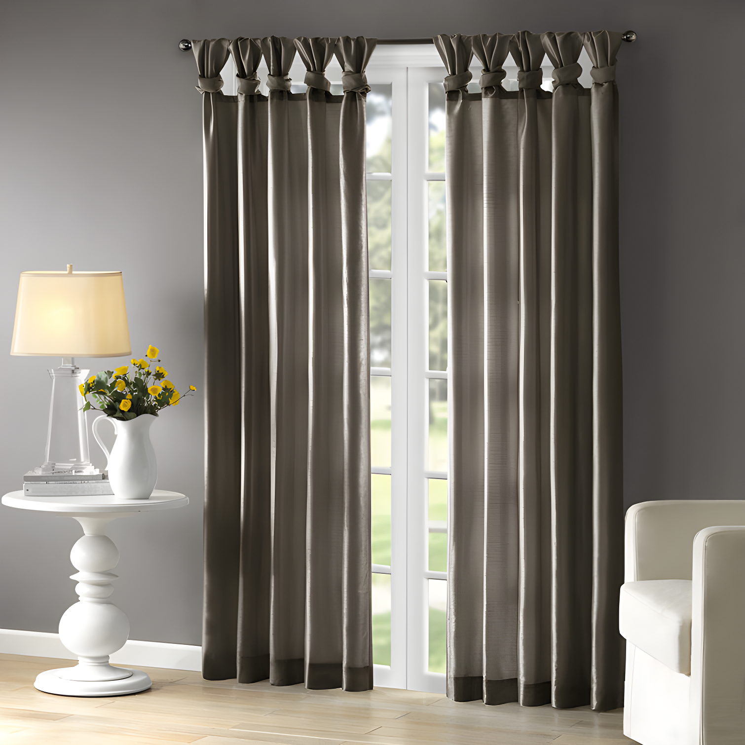 Madison Park Rivau Light-Filtering Single Curtain Panel