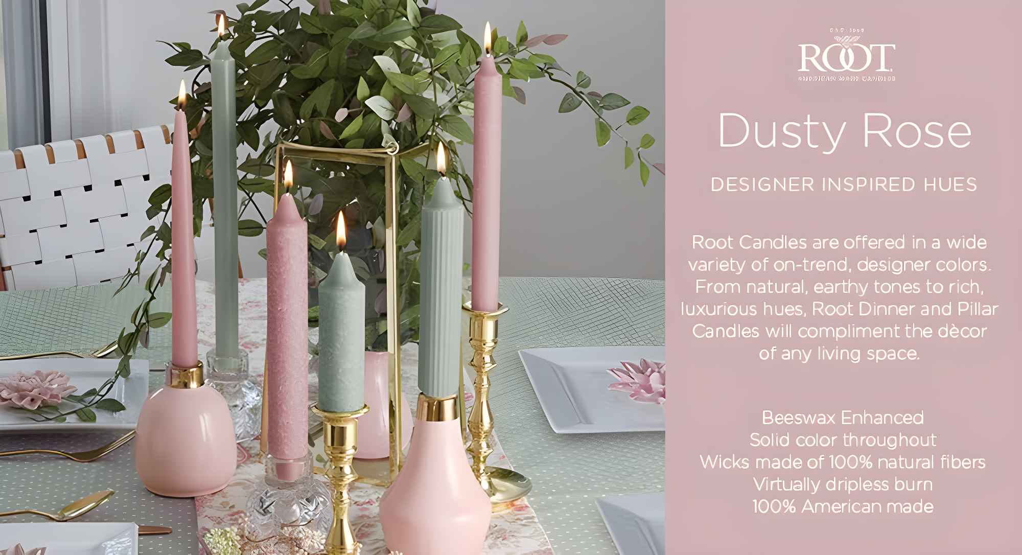 12 Piece Unscented Taper Candle Set