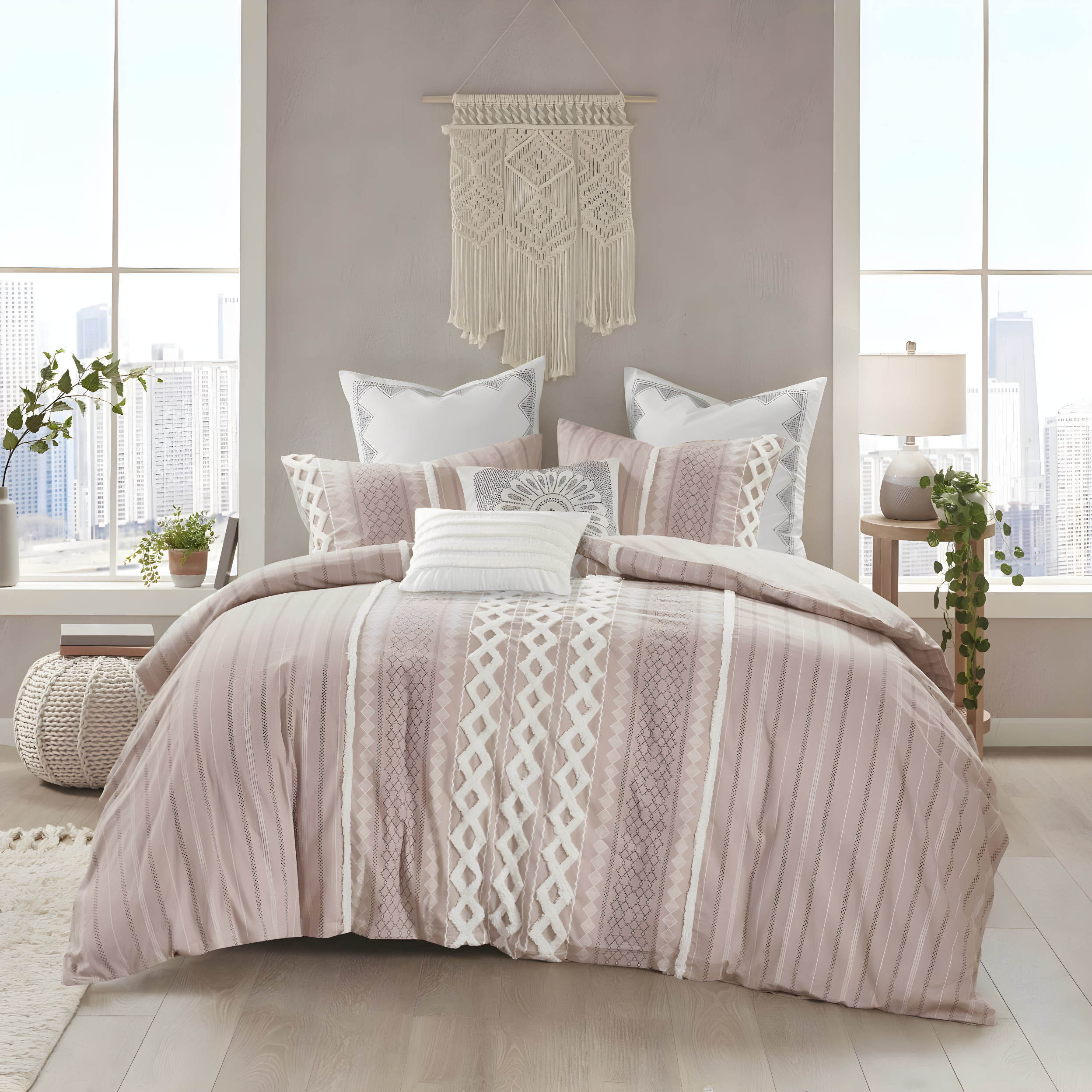 INK+IVY Imani Cotton Printed Comforter Set