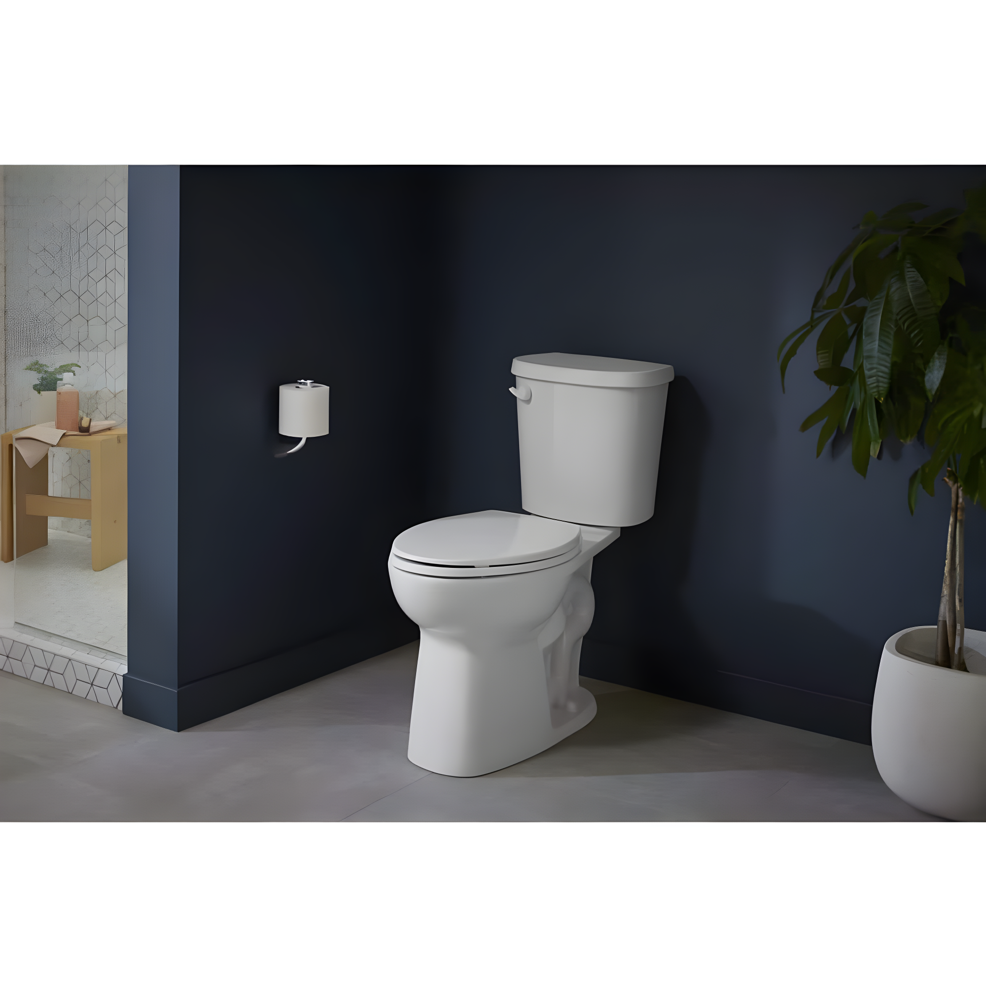 Kohler Brevia Quiet-Close Toilet Seat with Grip-Tight Bumpers and Quick-Attach Hardware