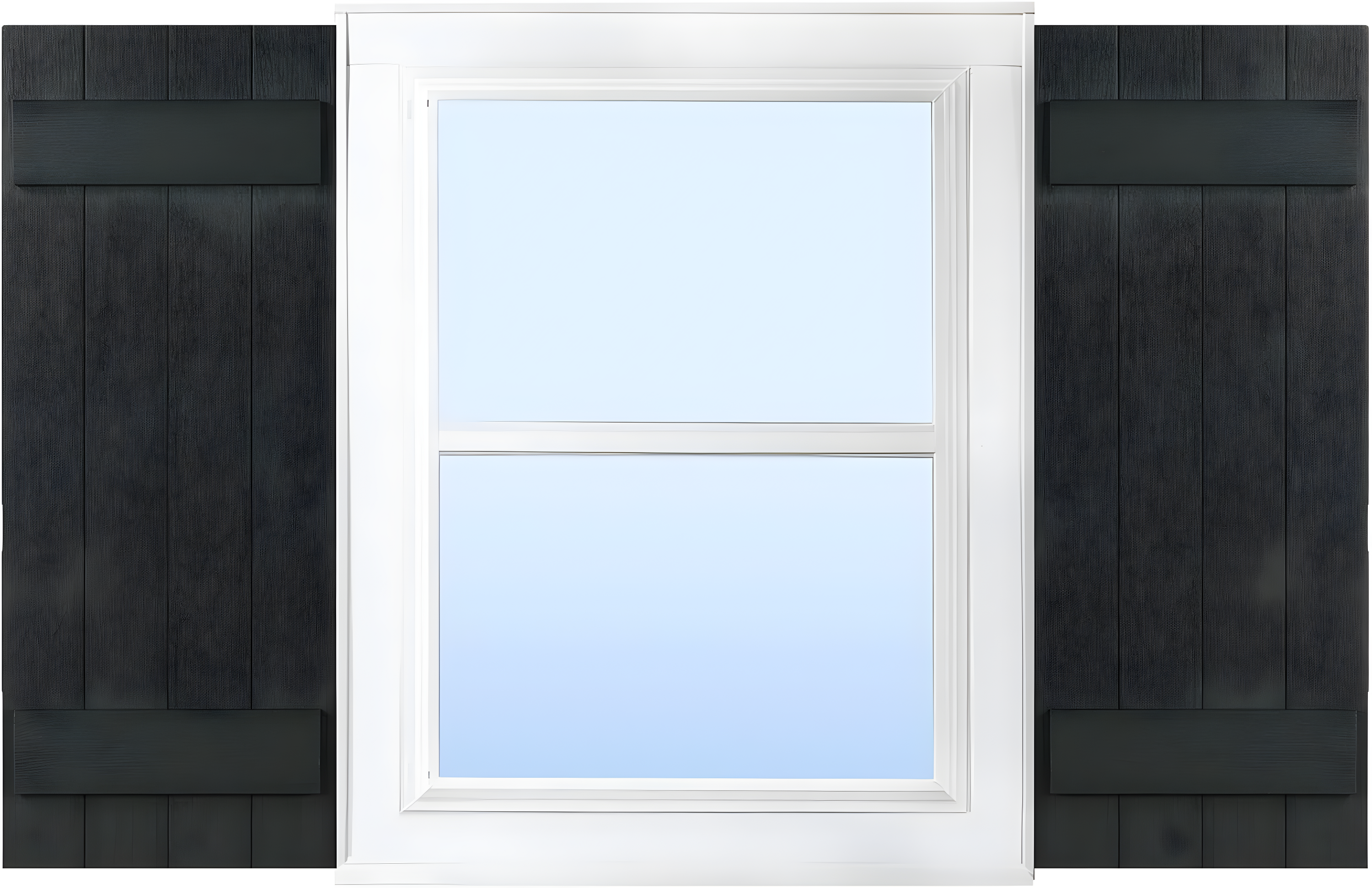 Highwood USA 13.25'' Board & Batten Shutters (Set of 2)