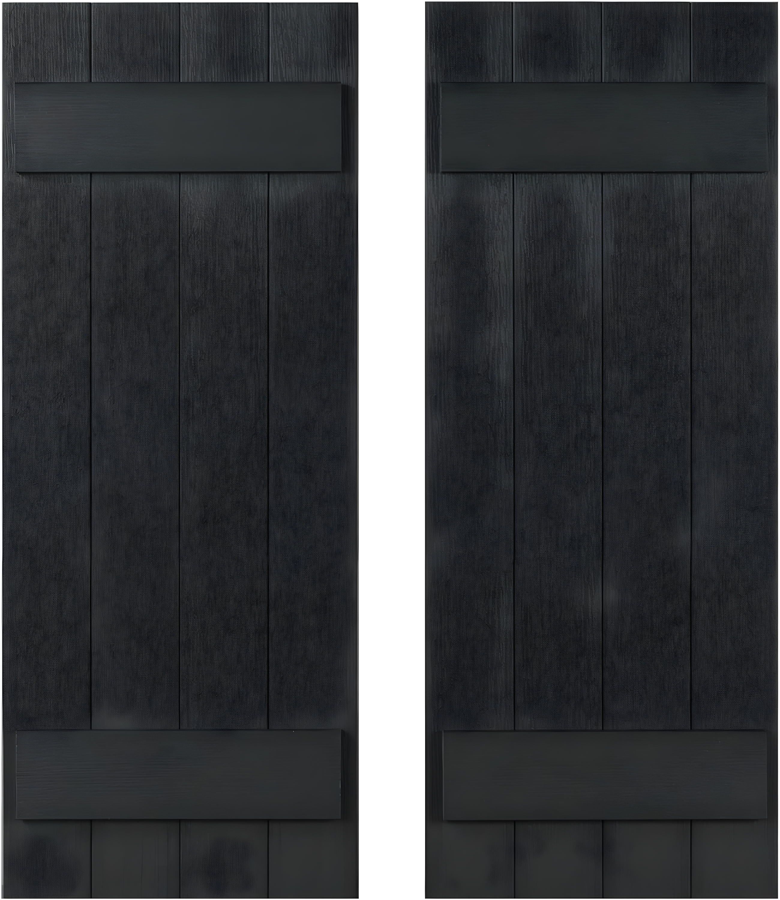 Highwood USA 13.25'' Board & Batten Shutters (Set of 2)