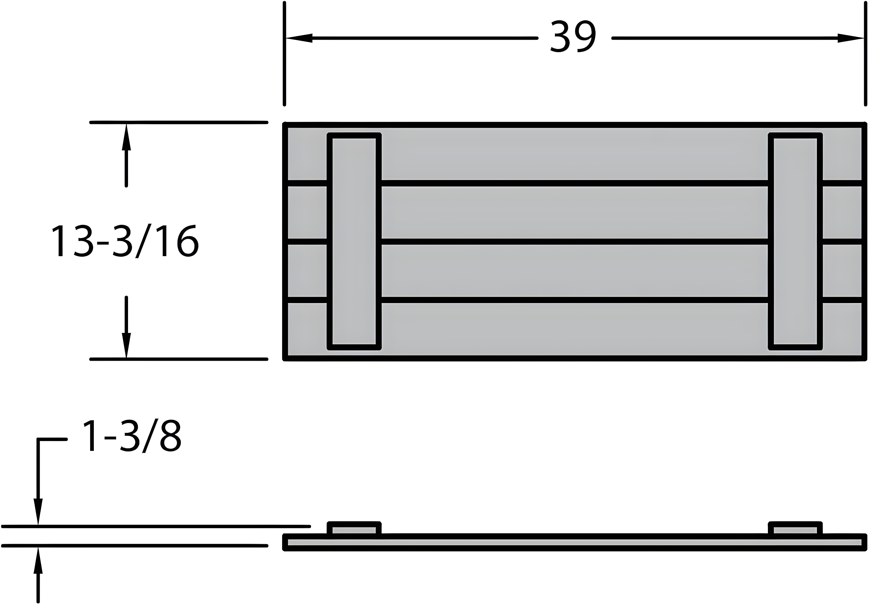 Highwood USA 13.25'' Board & Batten Shutters (Set of 2)