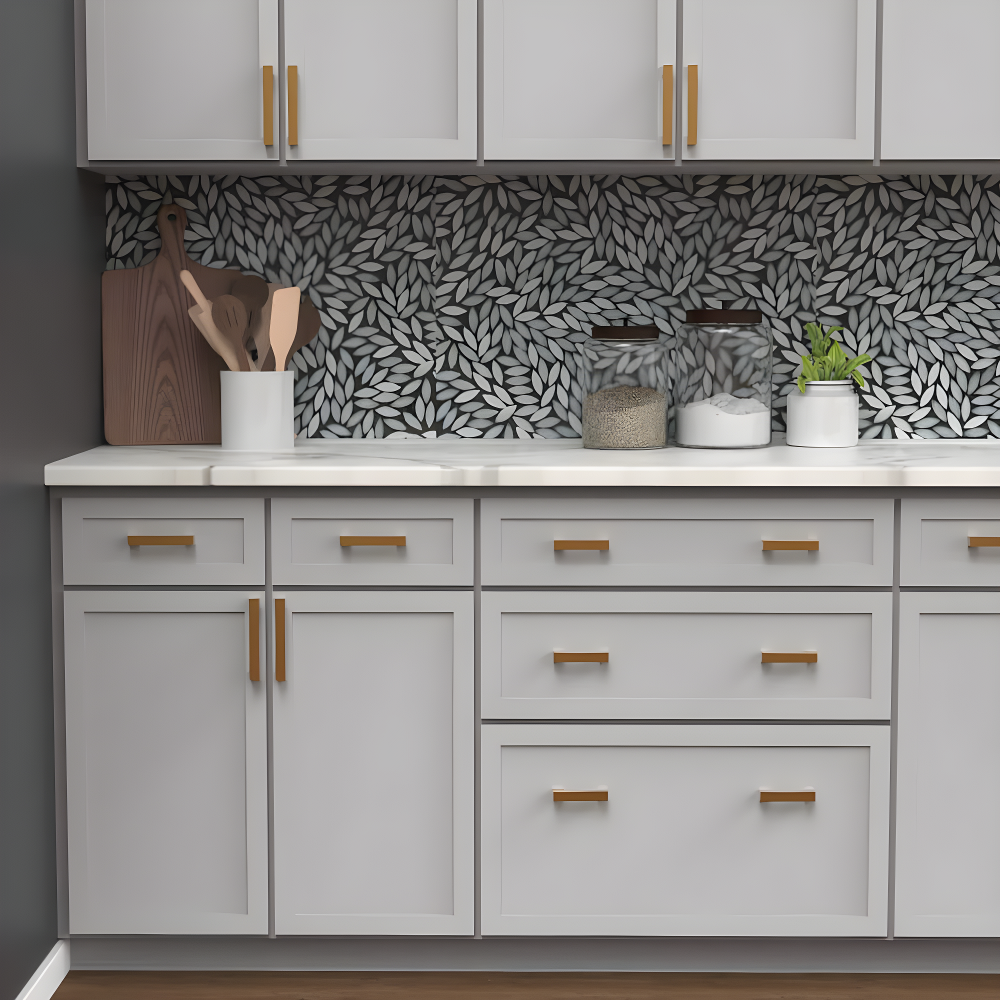 Heritage Designs Kitchen Cabinet Handles, 5 1/16" Drawer Pulls for Cabinet Doors, Dresser Drawers